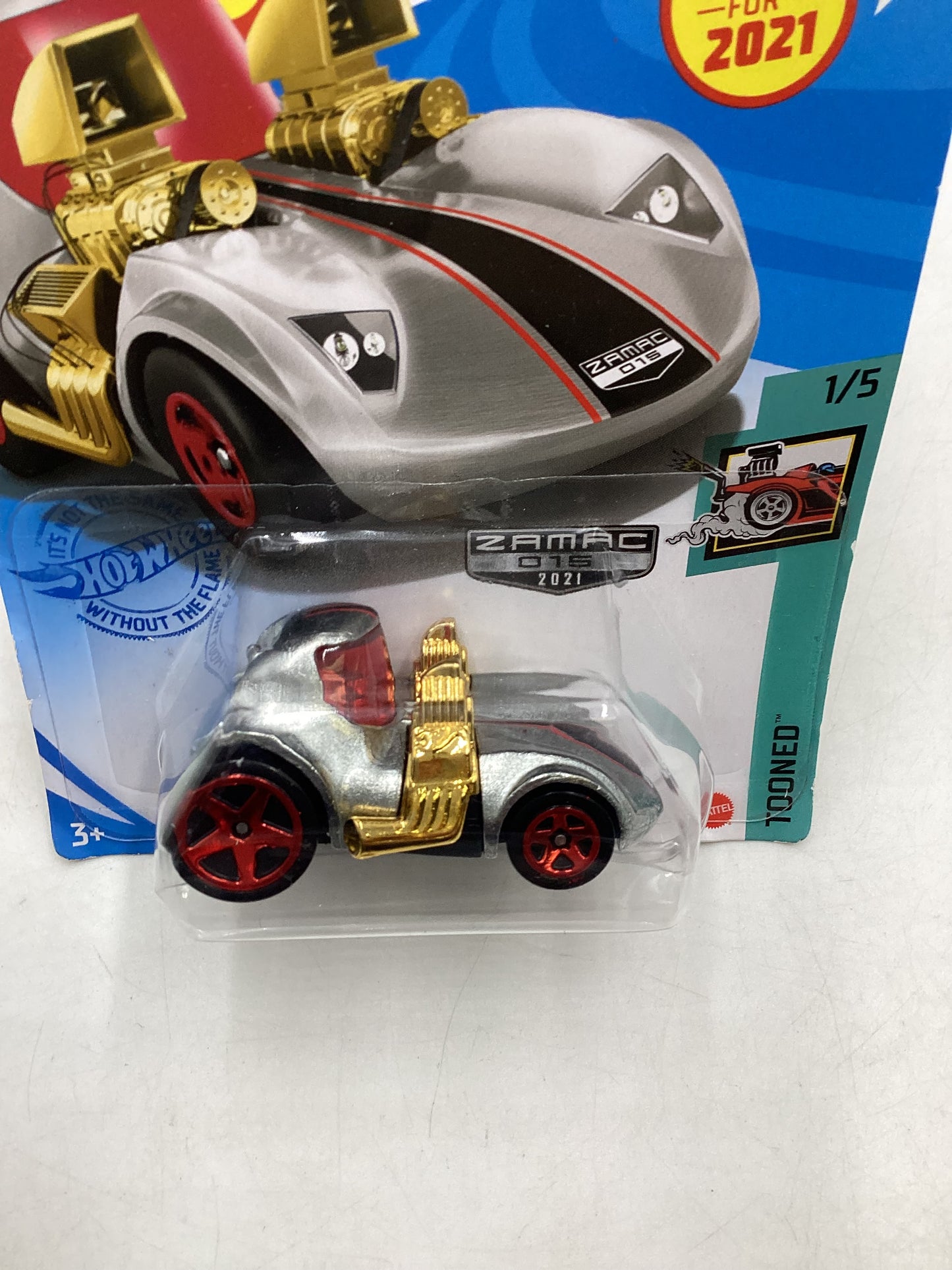 2021 Hot Wheels #013 Tooned Twin Mill Zamac