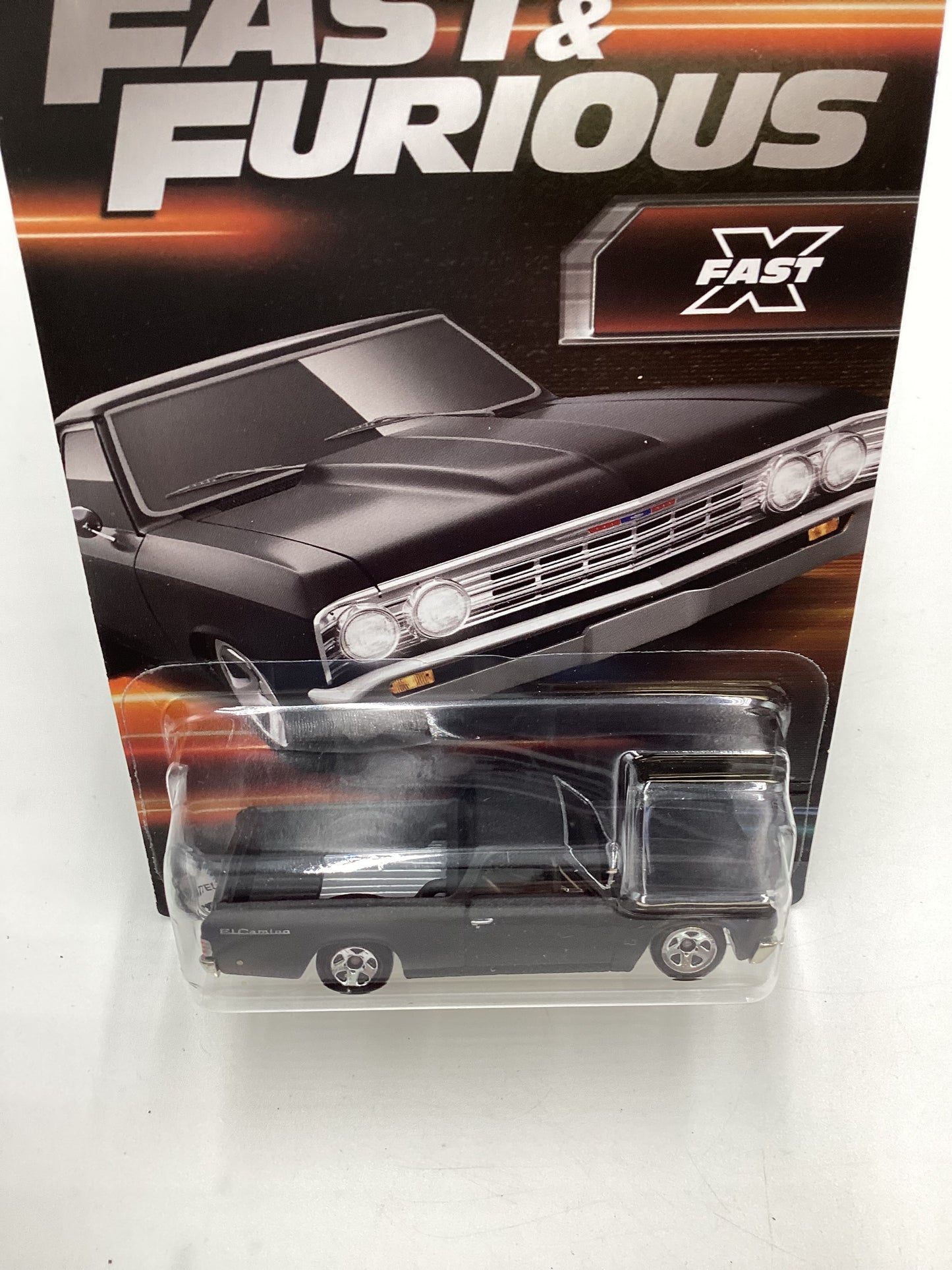 2023 Hot Wheels Fast & Furious Series 2 #10 Chevy El Camino Matte Black 69B