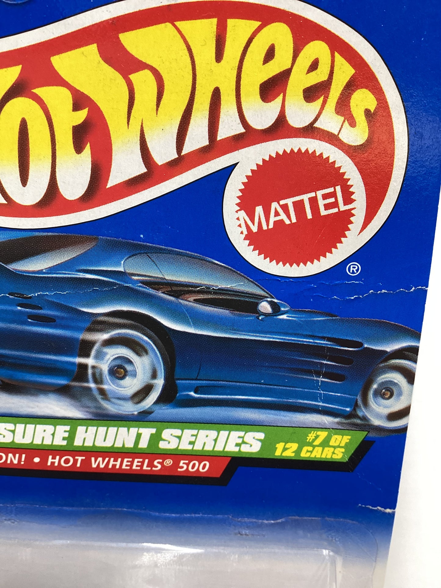 1999 Hot Wheels Treasure Hunt Series #935 Hot Wheels 500 Black - Bad Card 273C