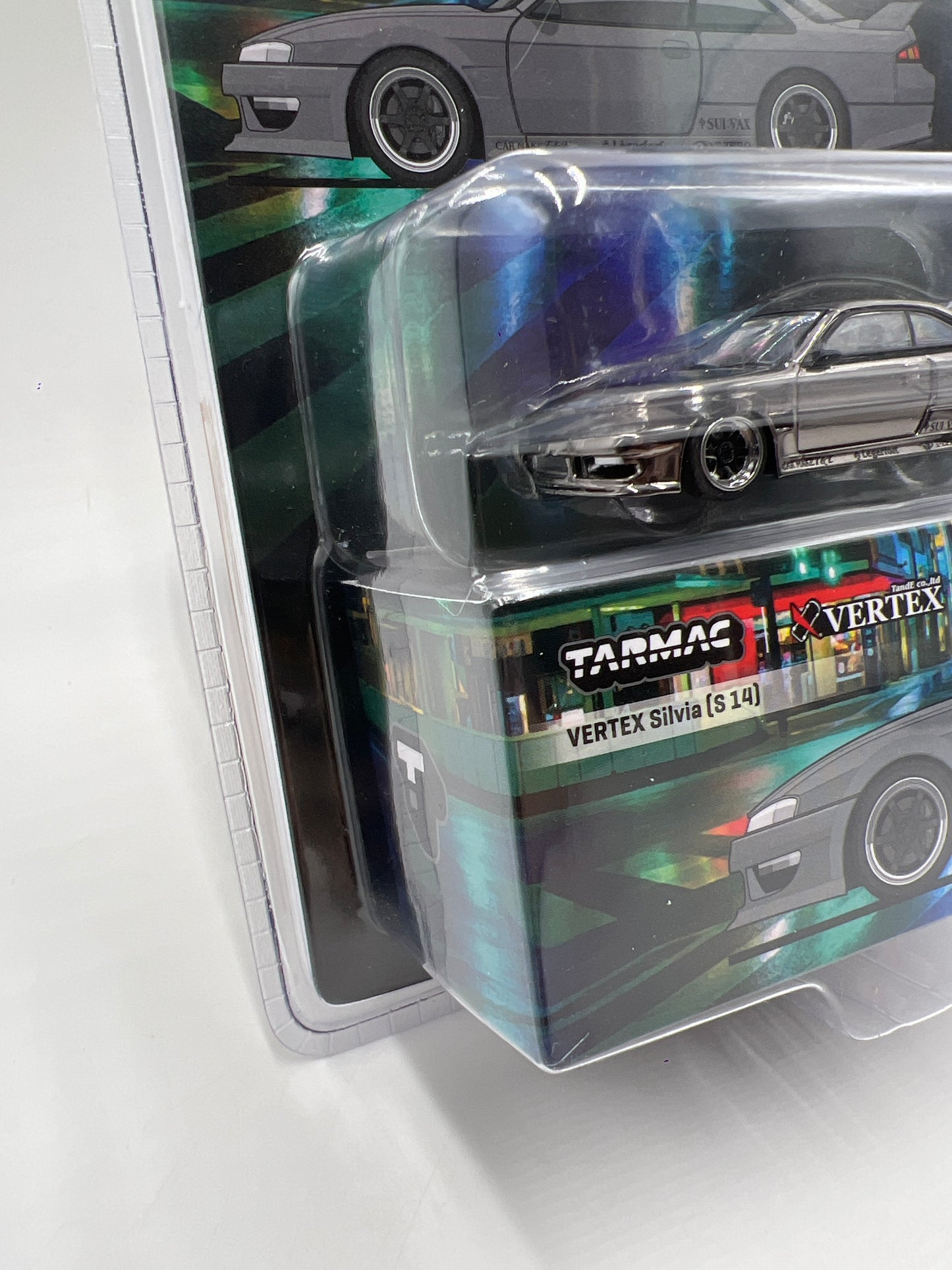 Tarmac Works Mijo Exclusives CHASE Vertex Nissan Silvia S14