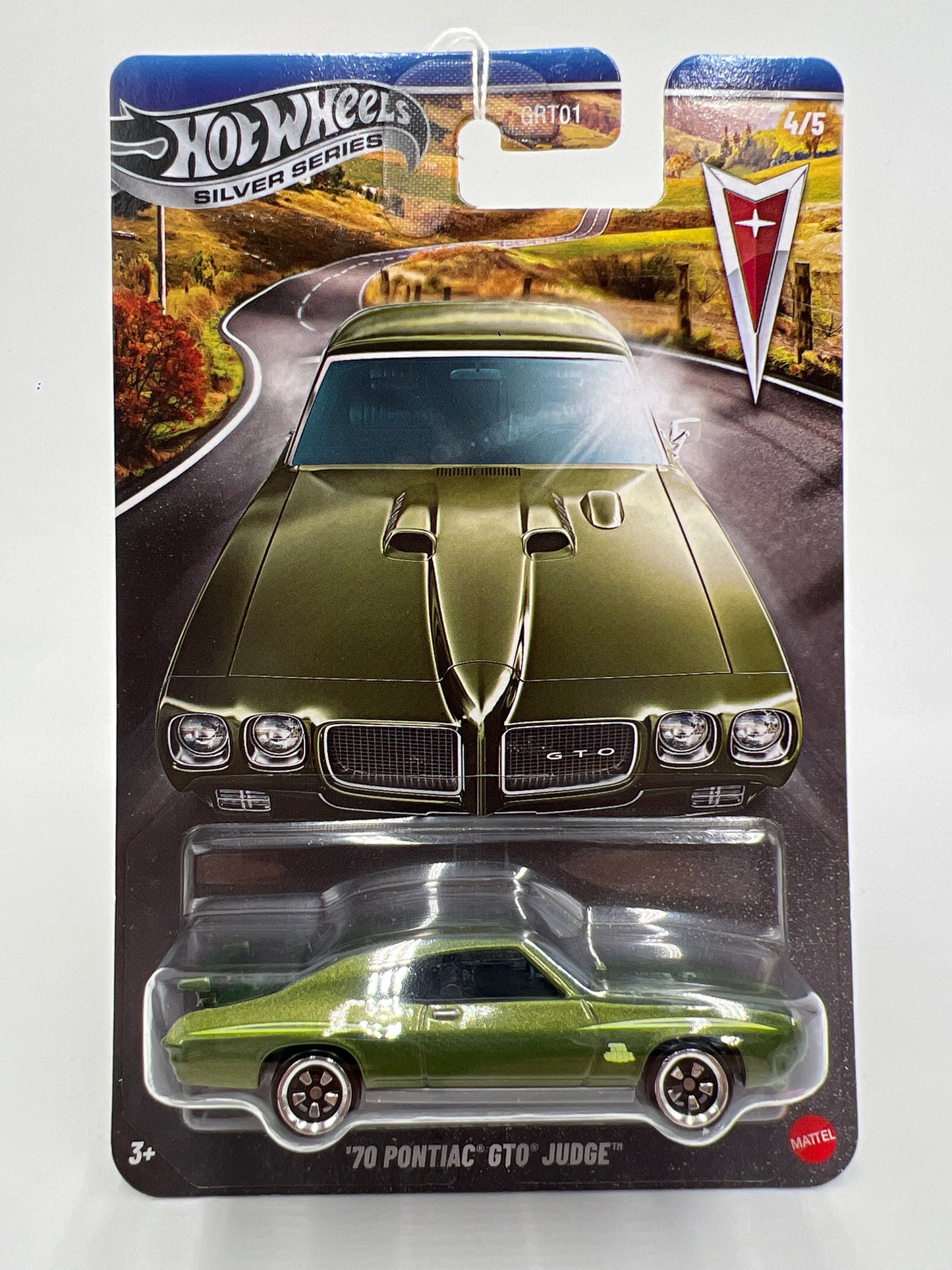2026 Hot Wheels Silver Series Pontiac #4 70 Pontiac GTO Judge Green 162i