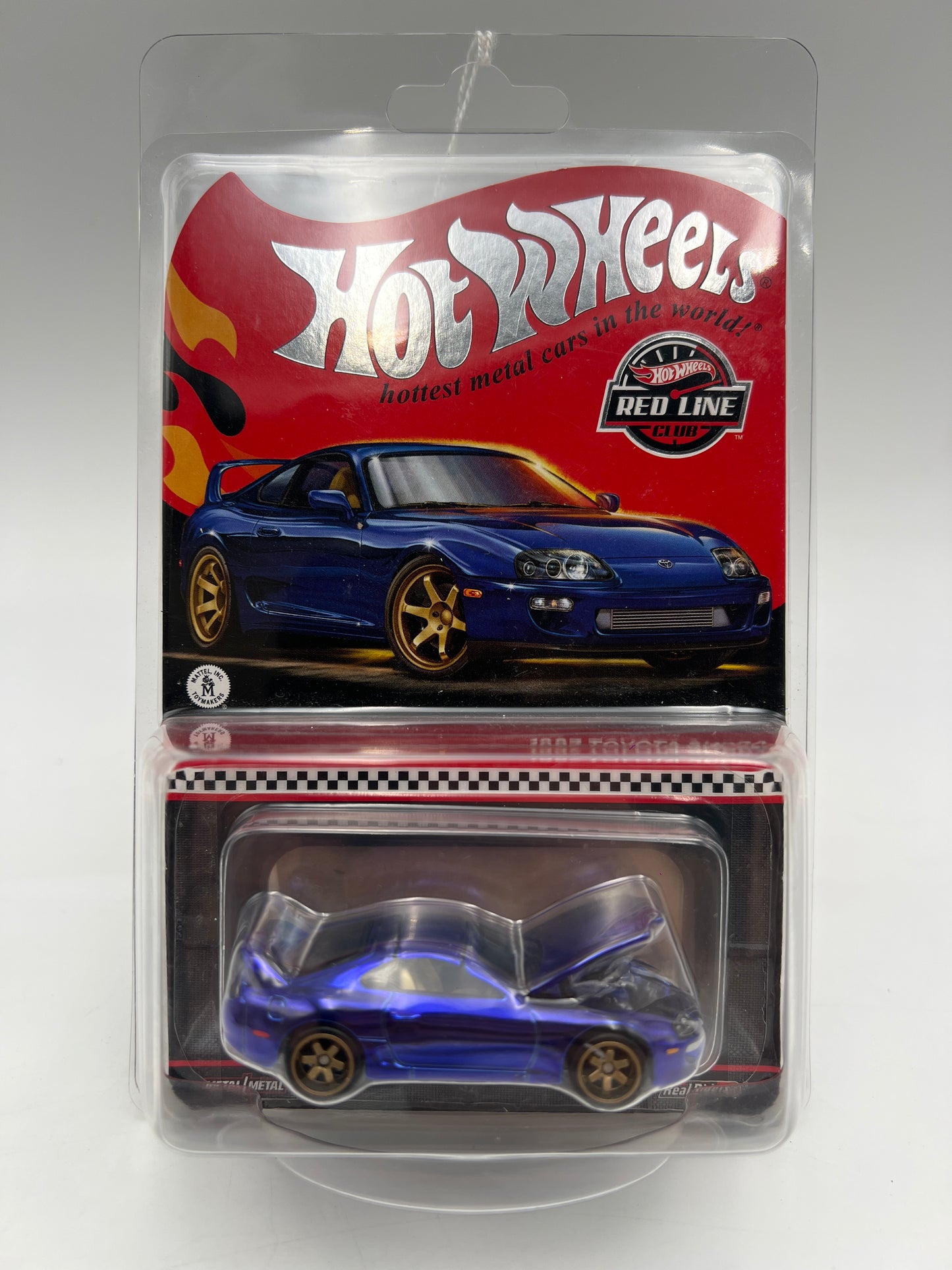 2024 Hot Wheels RLC 1997 Toyota Supra Blue W/Protector Taped Blister