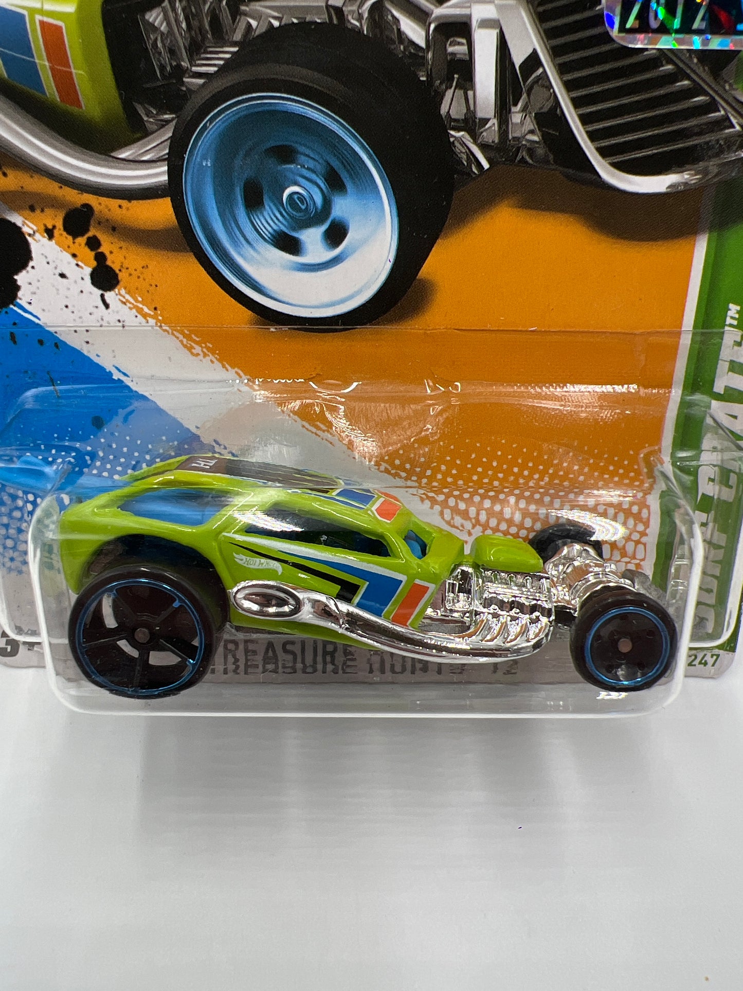 2012 Hot Wheels Factory Sealed Treasure Hunt #63 Surf Crate Green