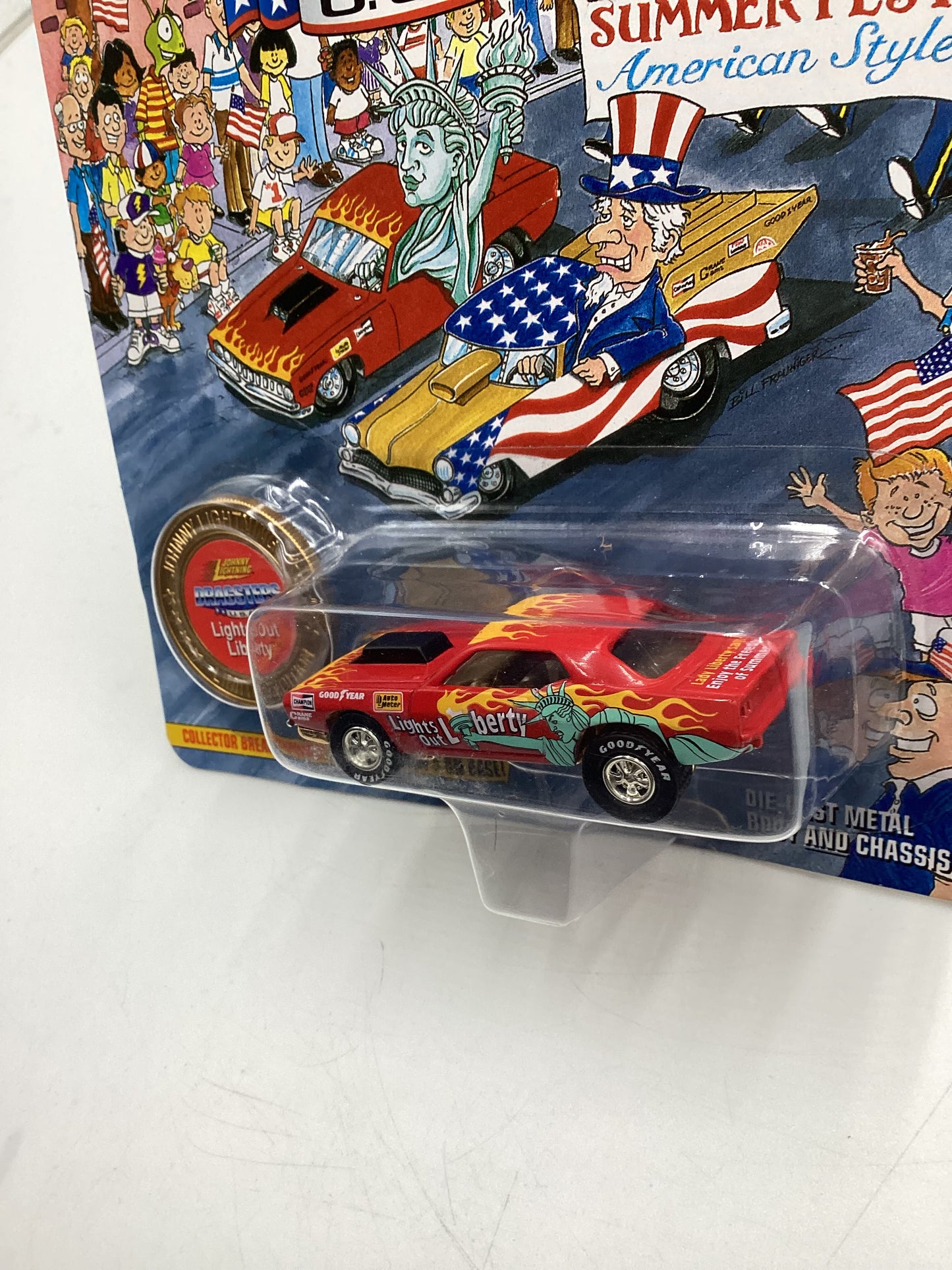 Johnny Lightning Dragsters U.S.A #3040/15000 Lights Out Liberty Red 186D