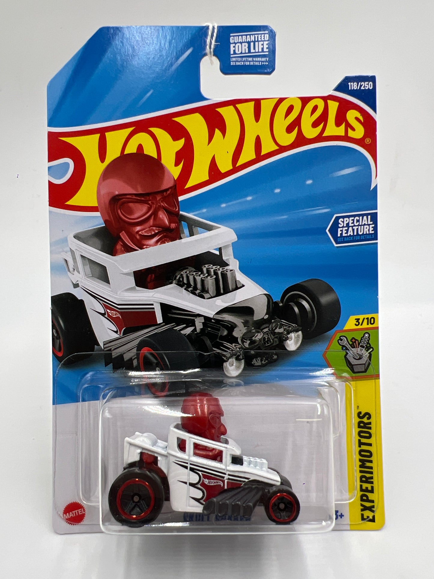 2025 Hot Wheels N Case Experimotors #118 Skull Shaker White