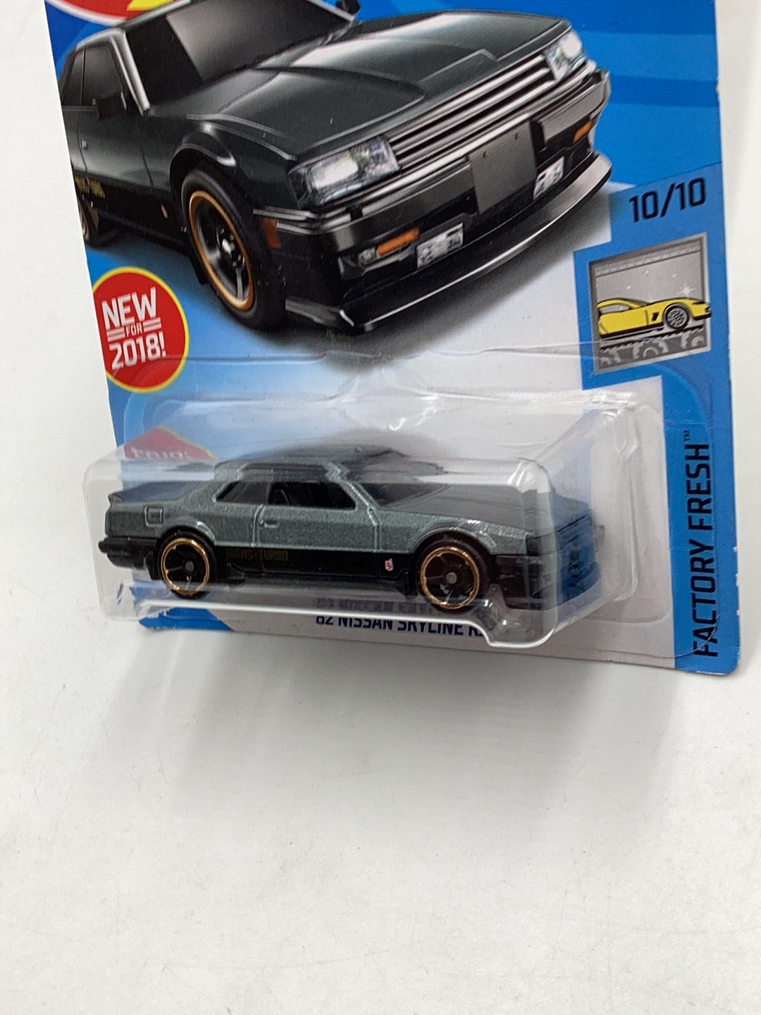 2018 Hot Wheels #169 82 Nissan Skyline R30 Gray 83G