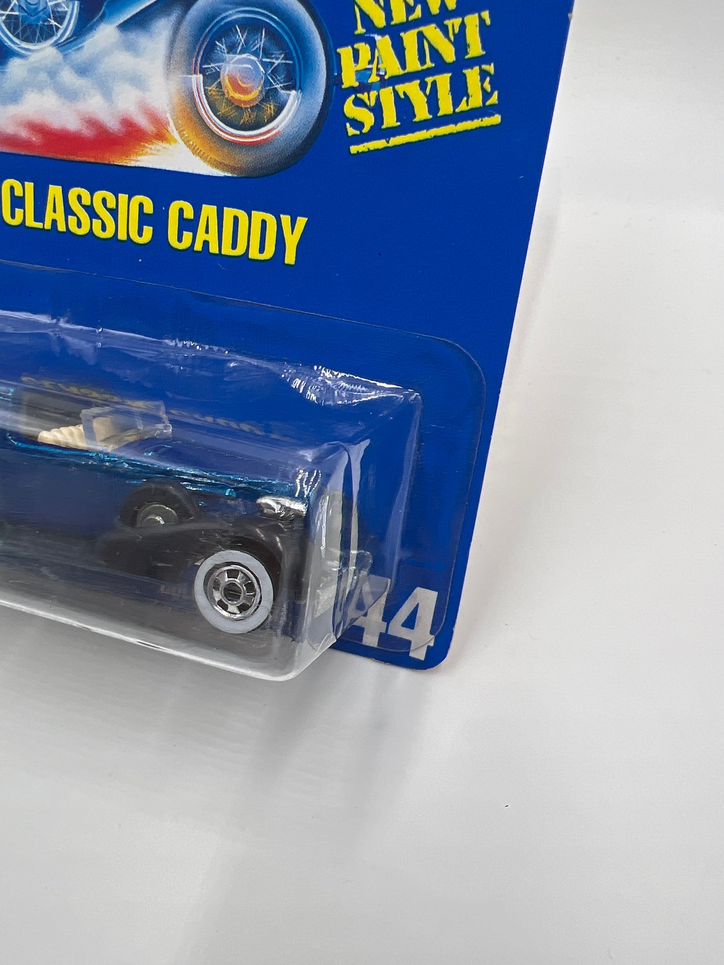 1991 Hot Wheels Collector #44 Classic Caddy Blue W/White Wall Tires 240F