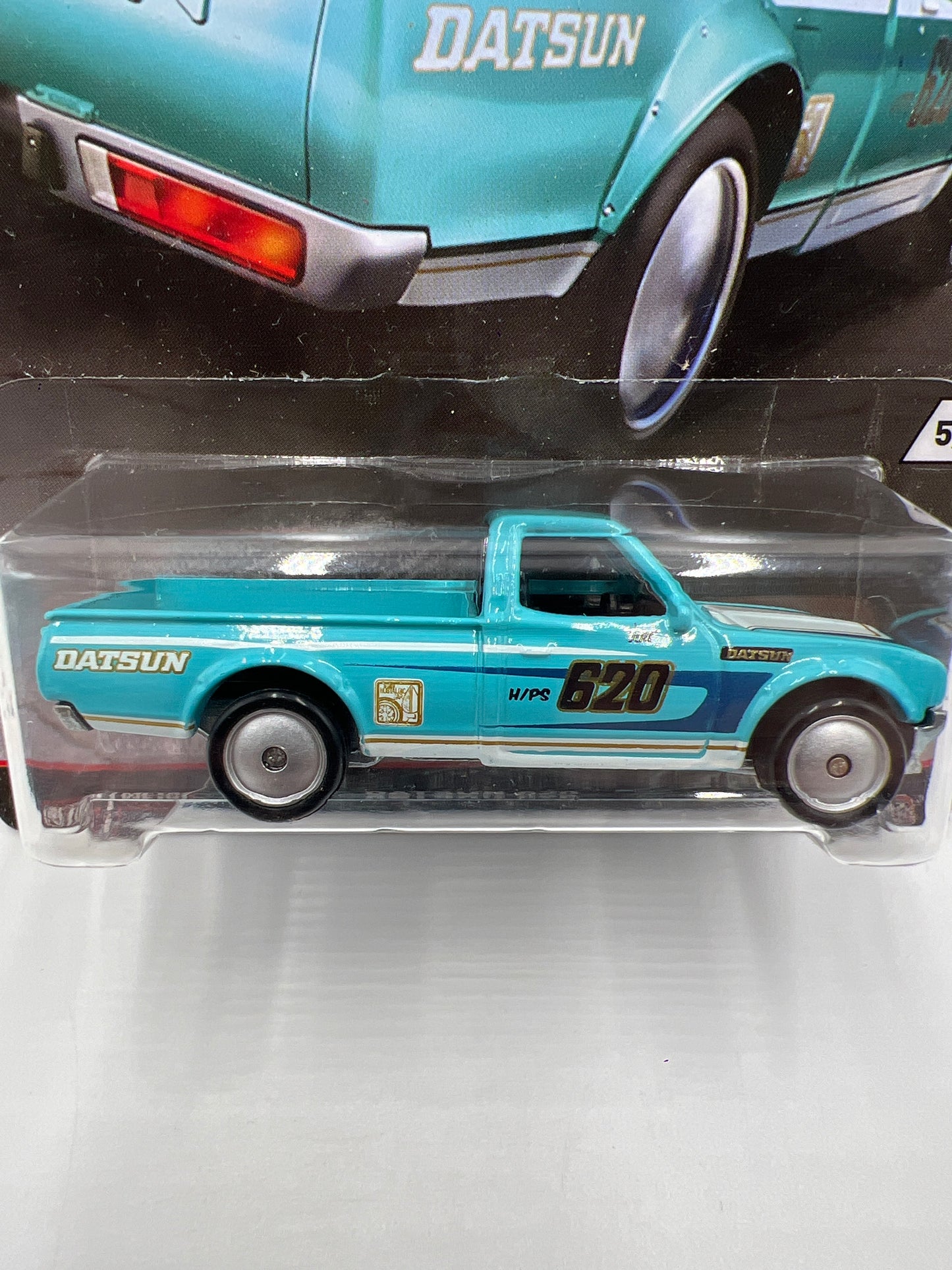 Hot Wheels Car Culture Trucks #5 Datsun 620 Light Blue 244A