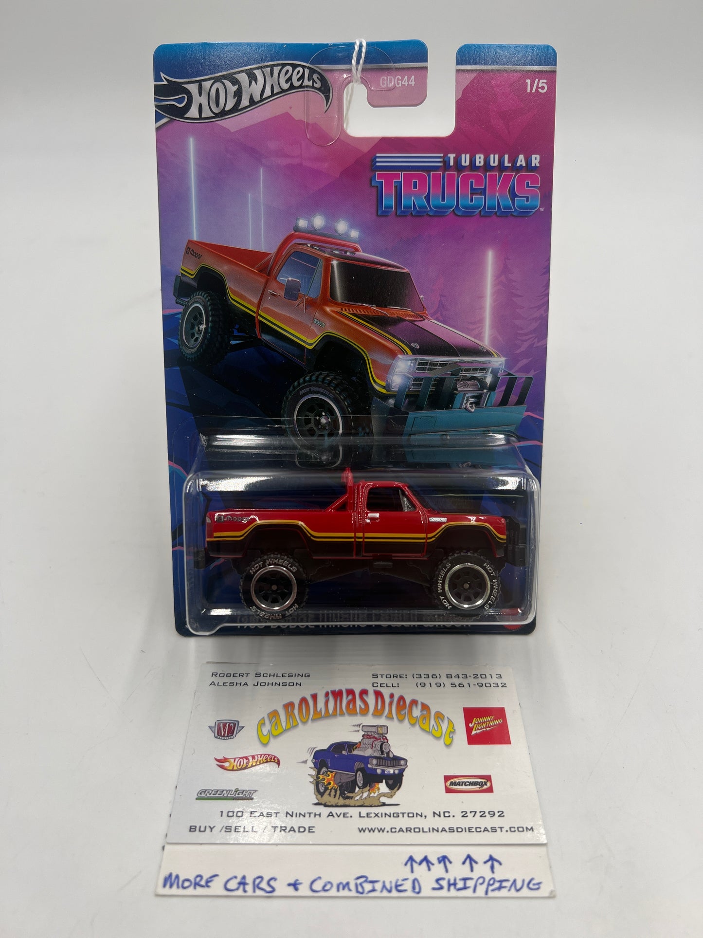 2024 Hot Wheels Tubular Trucks 1/5 1980 Dodge Macho Power Wagon 160E