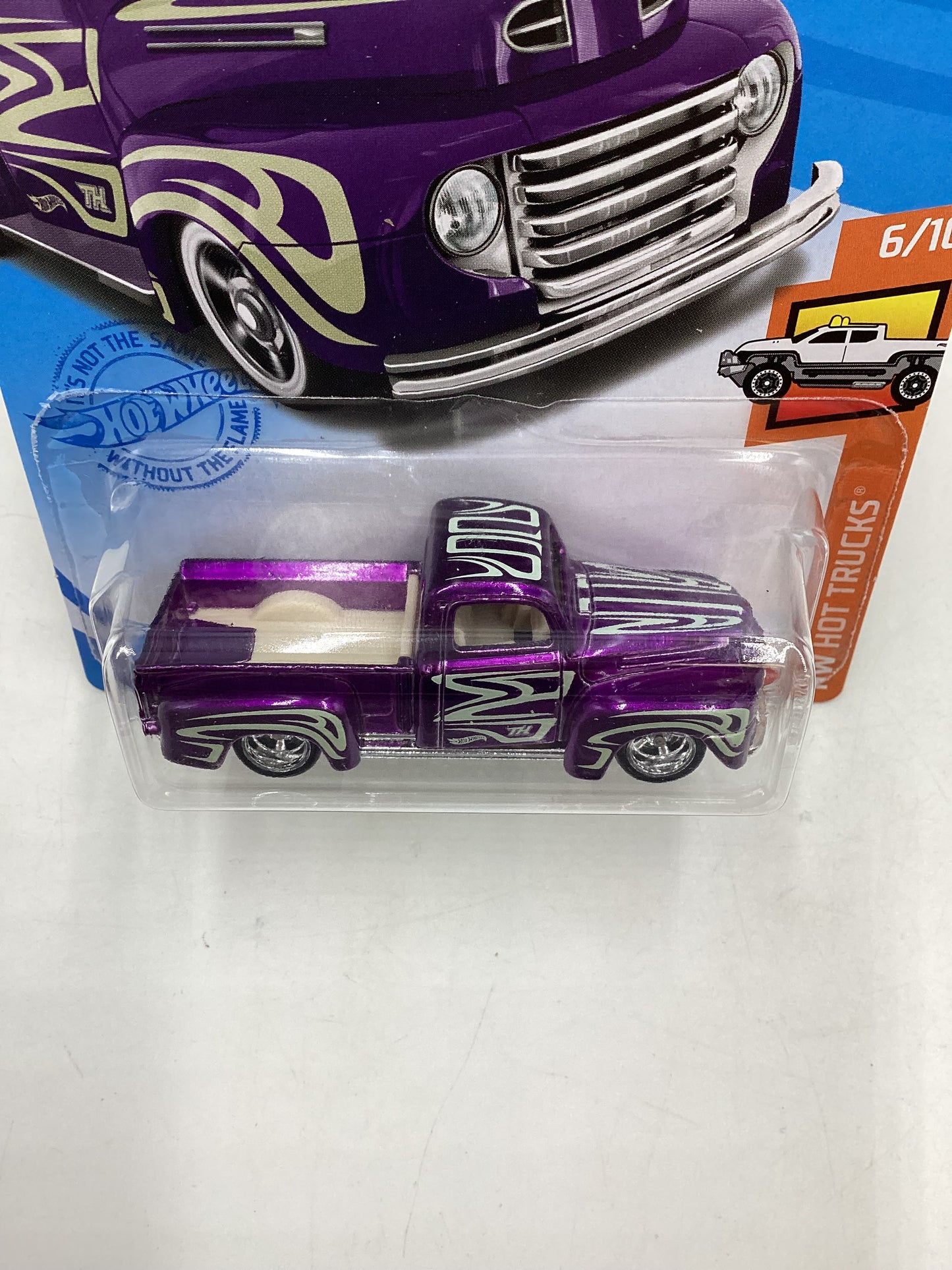 2021 Hot wheels Super Treasure Hunt 49 Ford F1 #225 W/Protector