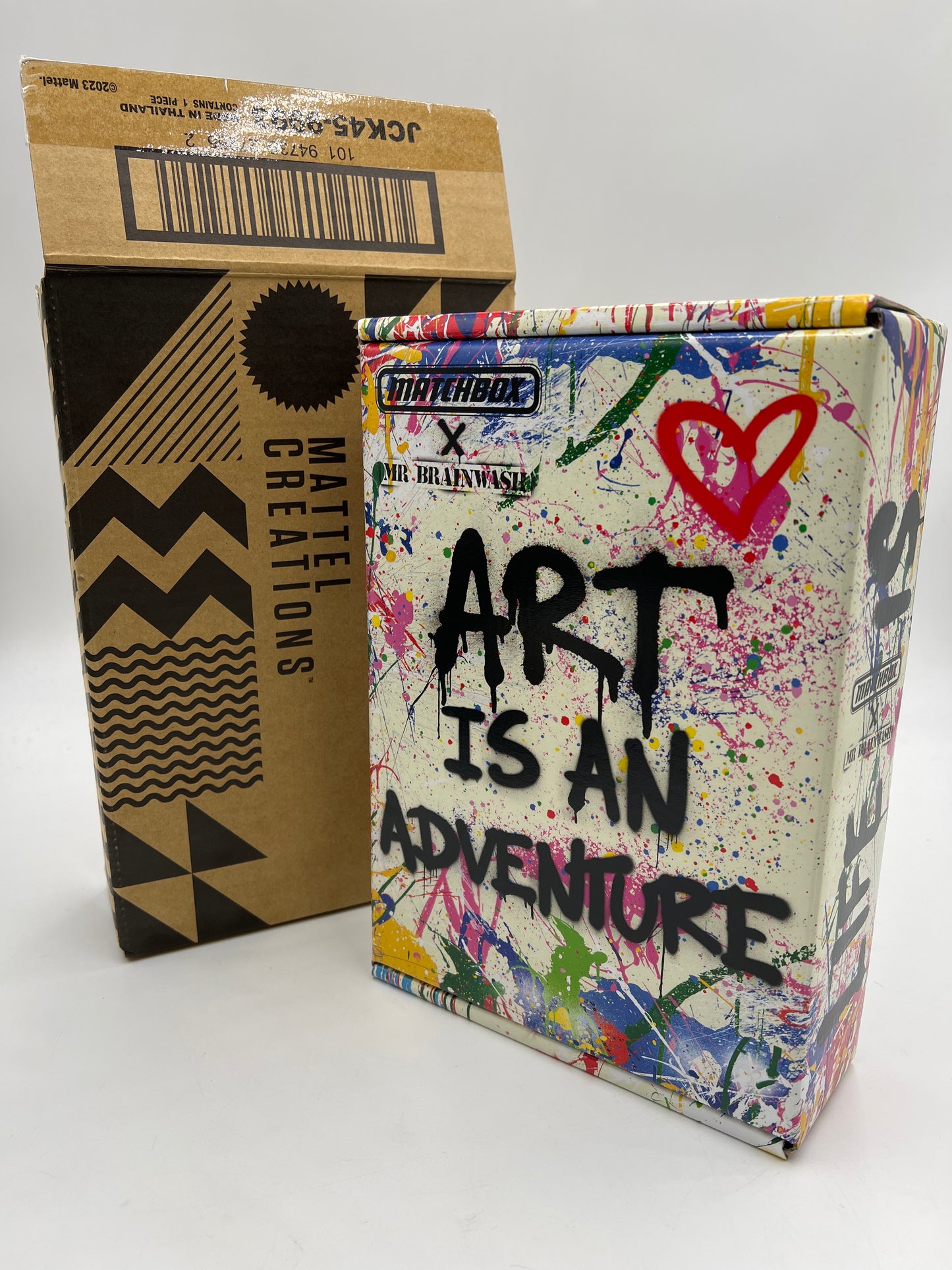 Matchbox 70th Anniversary Mattel Creations Mr. Brainwash Austin Mini Cooper S W/Box