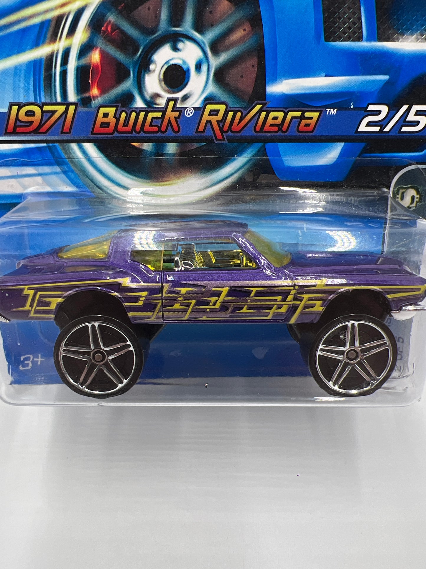 2006 Hot Wheels #102 Hi-Rakers 1971 Buick Riviera Purple 56A
