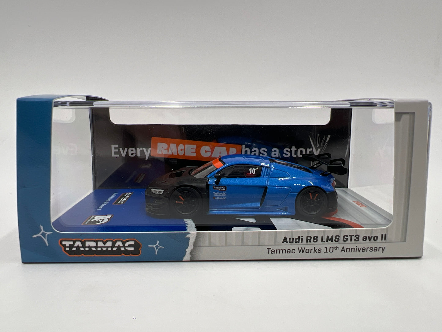Tarmac Works 10th Anniversary Audi R8 LMS GT3 Evo II Blue/Black