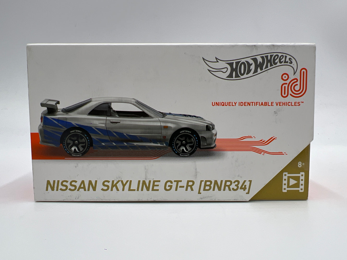 Hot Wheels iD Speed Graphics Series 2 #3 Nissan Skyline GT-R BNR34 HKS Sealed