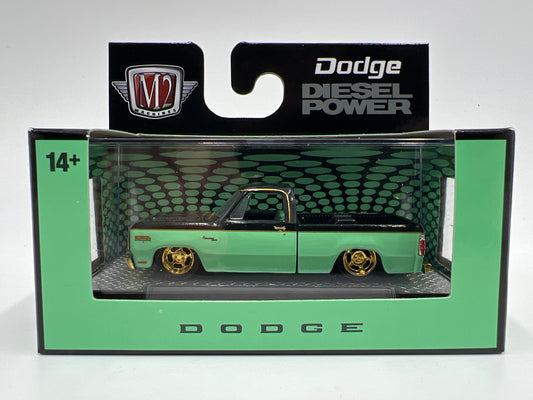 M2 Machines Target Exclusive CHASE 1978 Dodge Adventurer 150 Diesel Black/Green S142