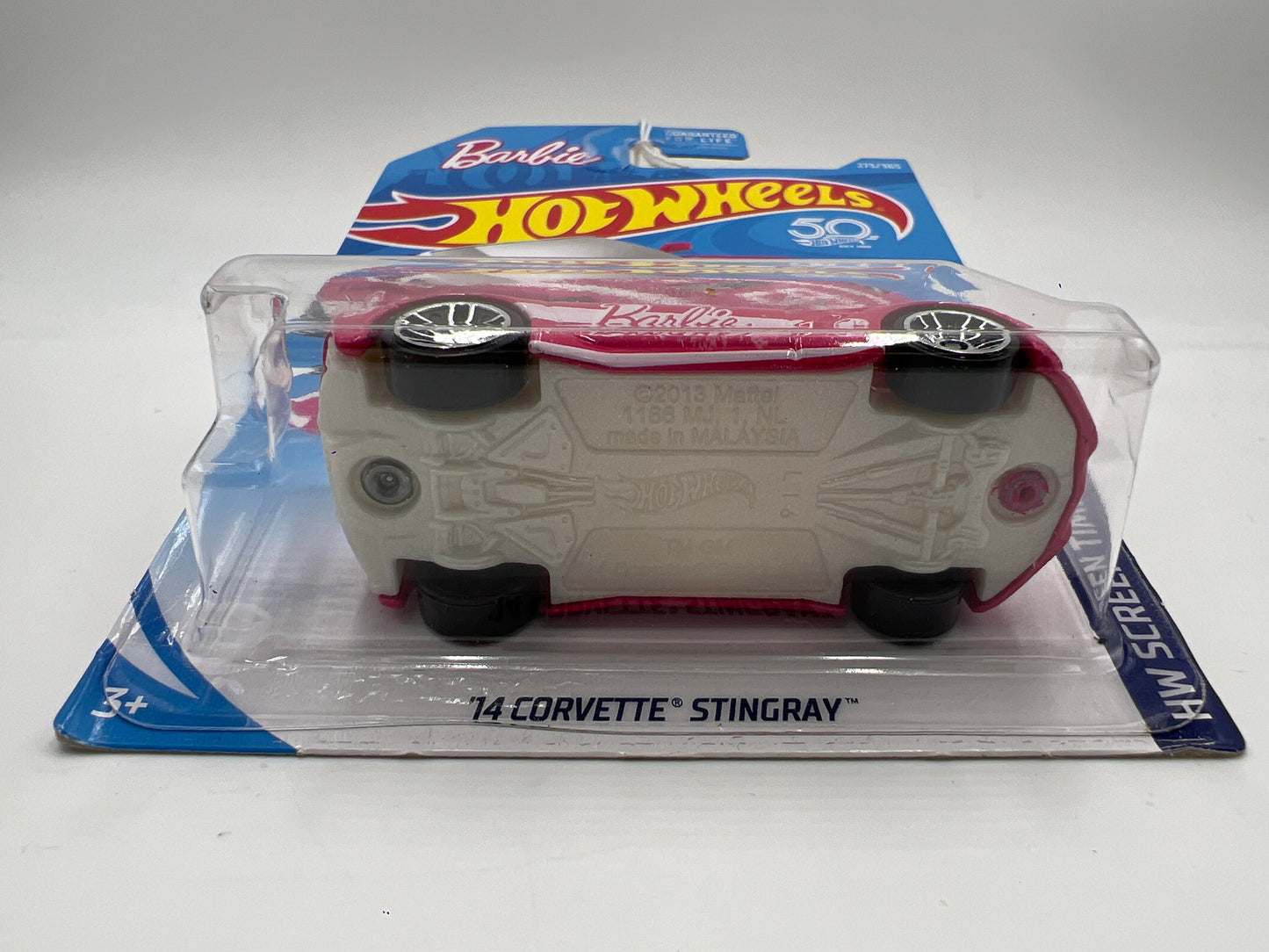 2018 Hot Wheels HW Screen Time #273 14 Corvette Stingray Pink Barbie  122A