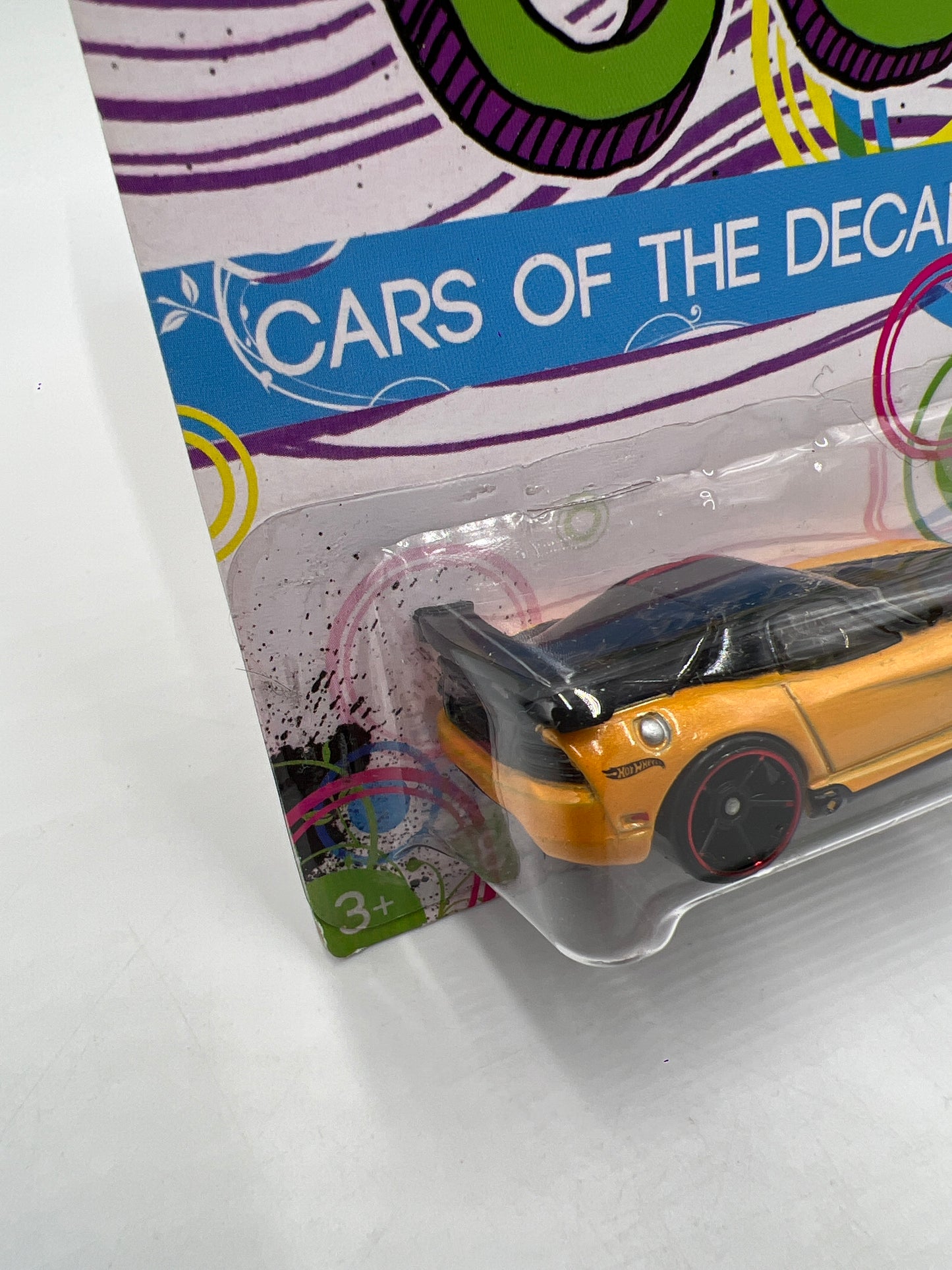 Hot Wheels Cars of the Decades The 00s #31 Dodge Viper SRT10 ACR Yellow W/Protector