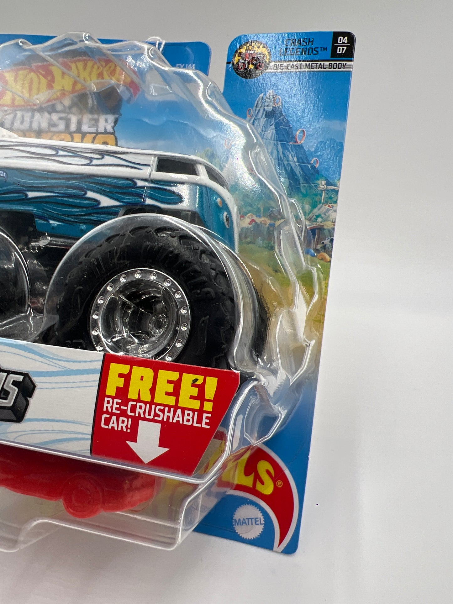 Hot Wheels Monster Trucks Crash Legends #33 VW Drag Bus 133B