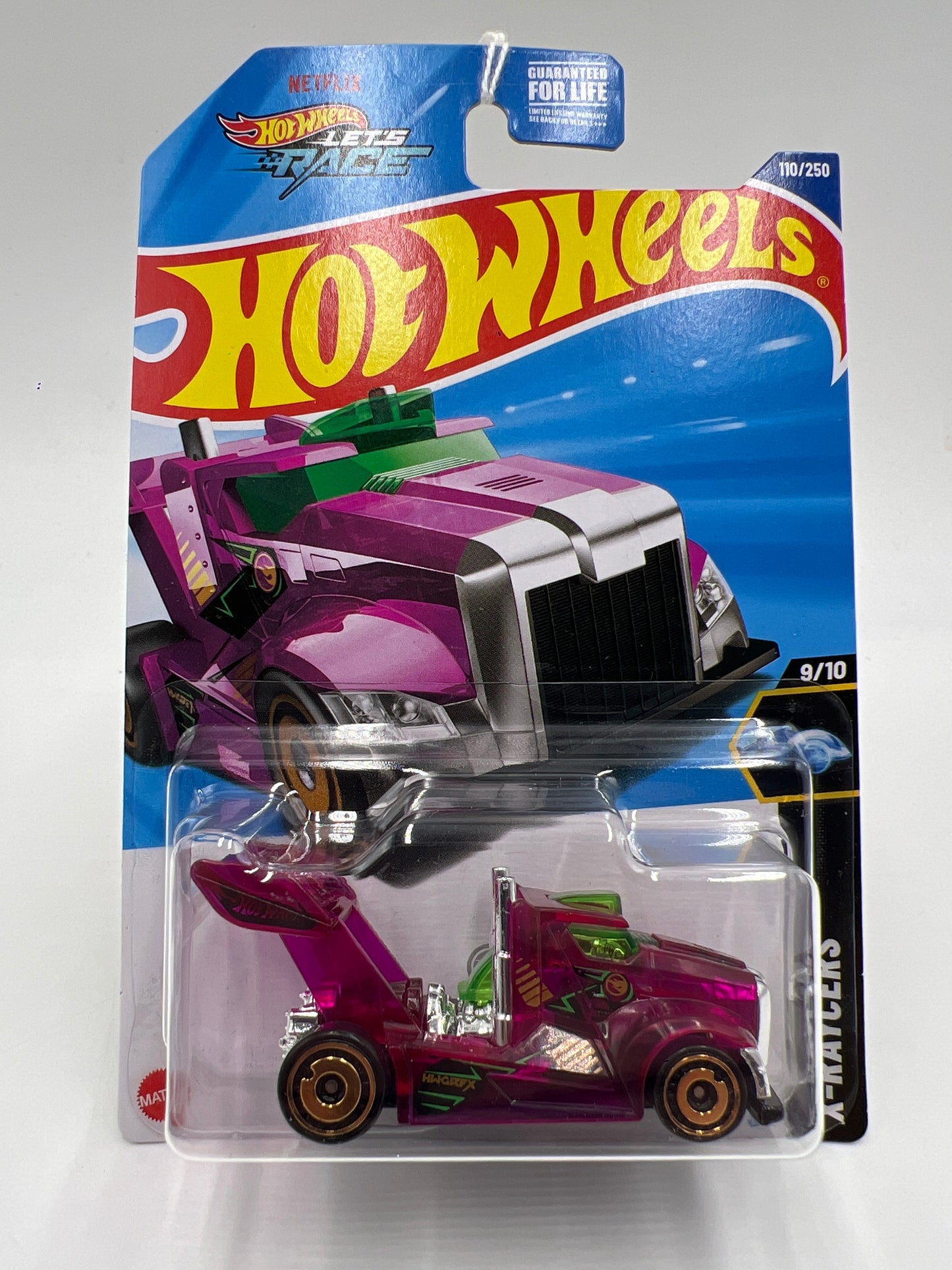 2025 Hot Wheels E Case Treasure Hunt #110 Rig Storm Purple 274G