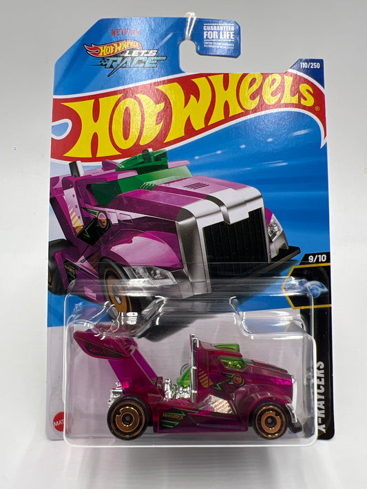 2025 Hot Wheels E Case Treasure Hunt #110 Rig Storm Purple 274G