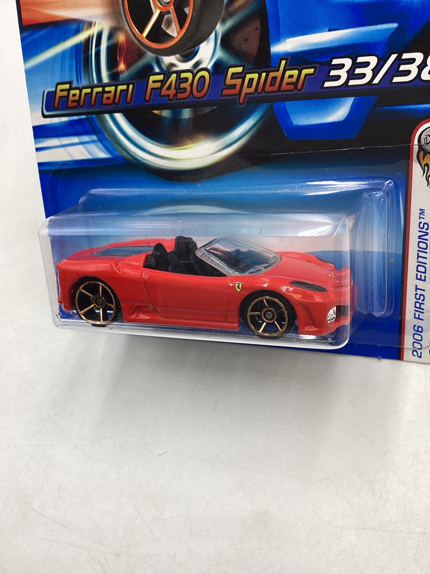 2006 Hot Wheels #033 Ferrari F430 Spider Red FTE