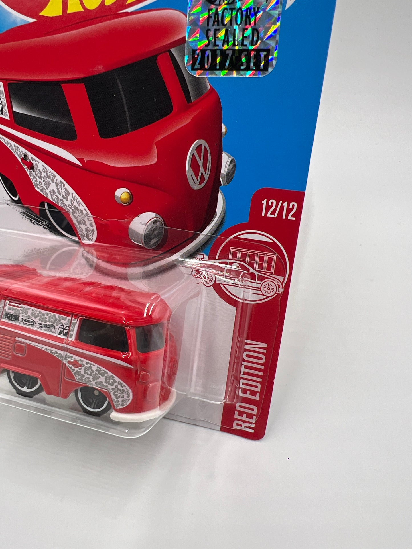 2017 Hot Wheels Factory Sealed Target Exclusive Red Edition Kool Kombi Red W/Protector