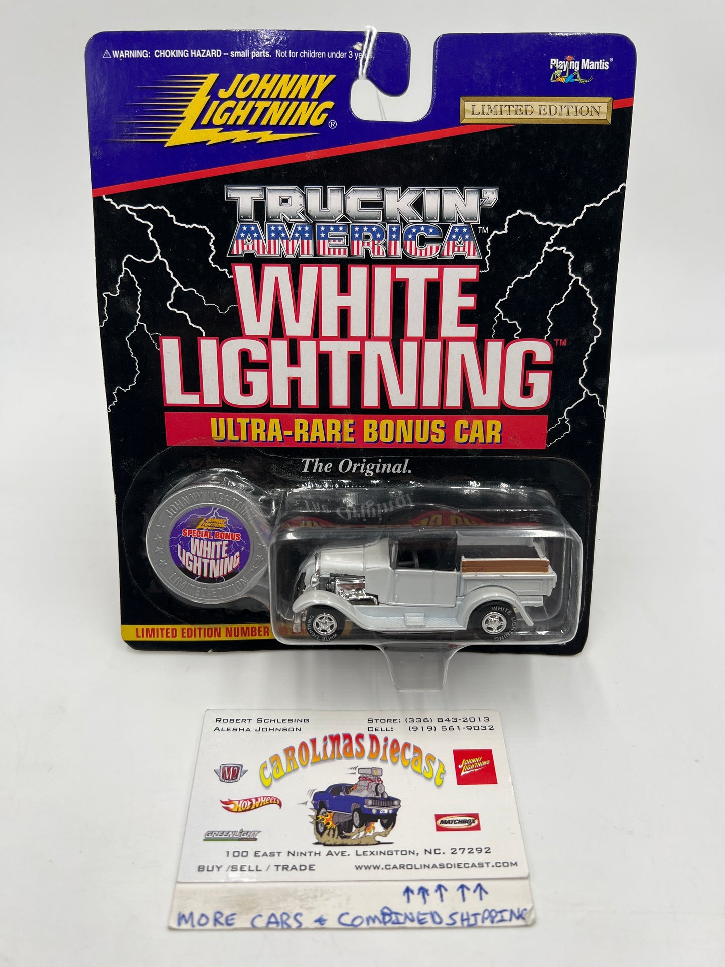 Johnny Lightning White Lightning Chase Truckin America #508 1929 Ford Model A White