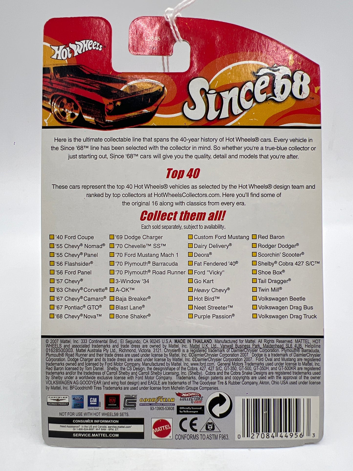 Hot Wheels Since 68 Top 40 #32 Shoe Box Brown/Gold