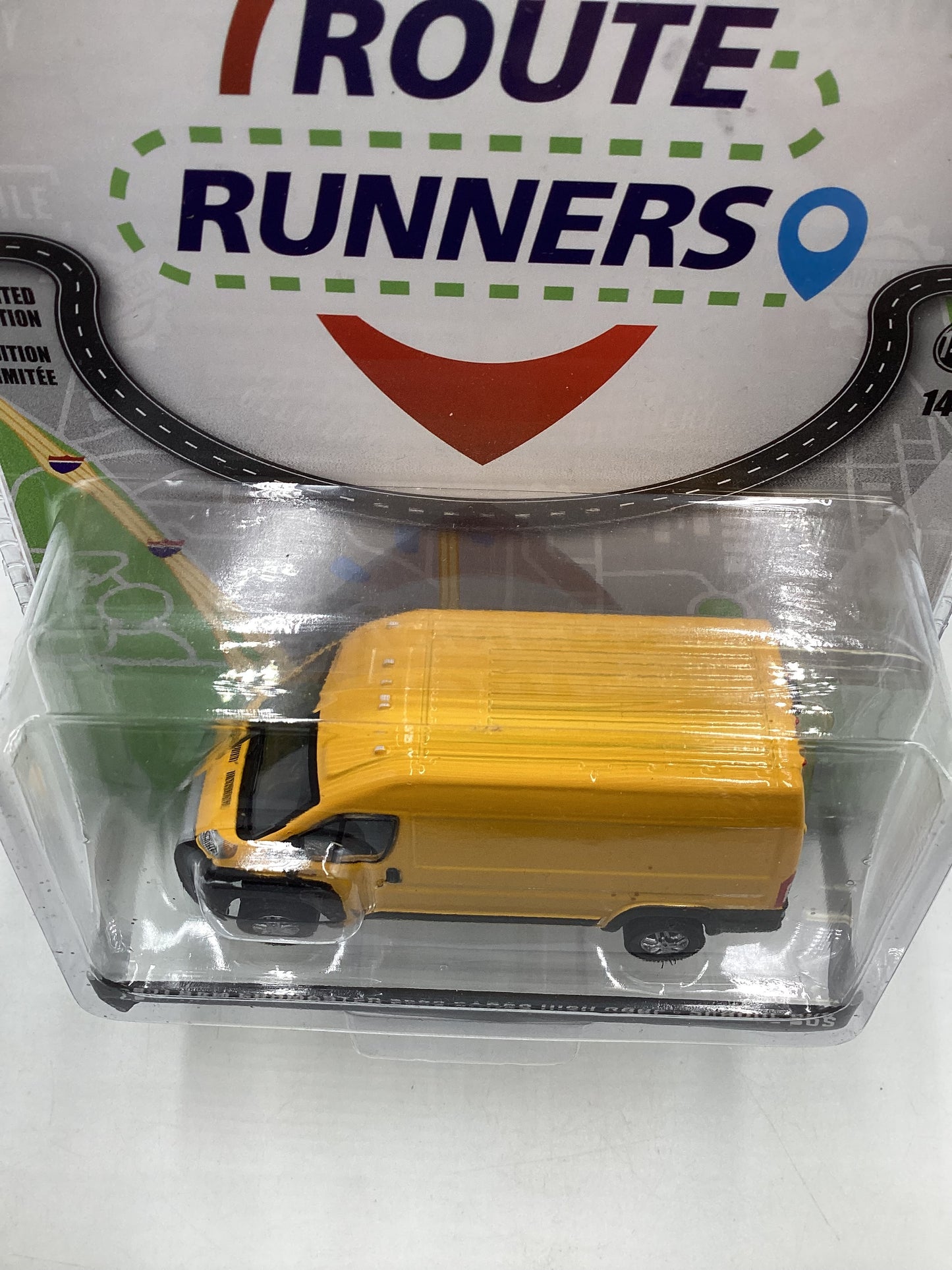 Greenlight Route Runners Series 4 2021 Ram Promaster 2500 Cargo High Roof School Bus 177B