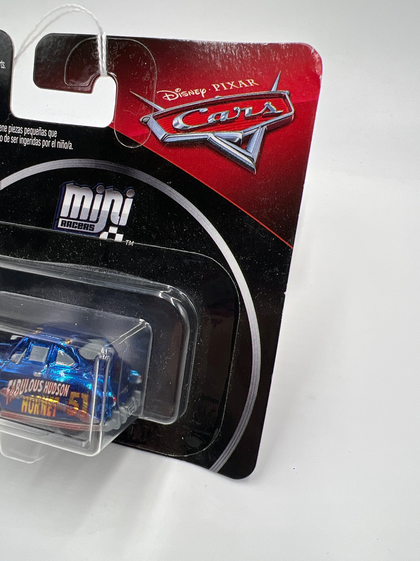 Disney Pixar Cars Mini Racers Metallic Dirt Track Fabulous Hudson Hornet Blue 140A