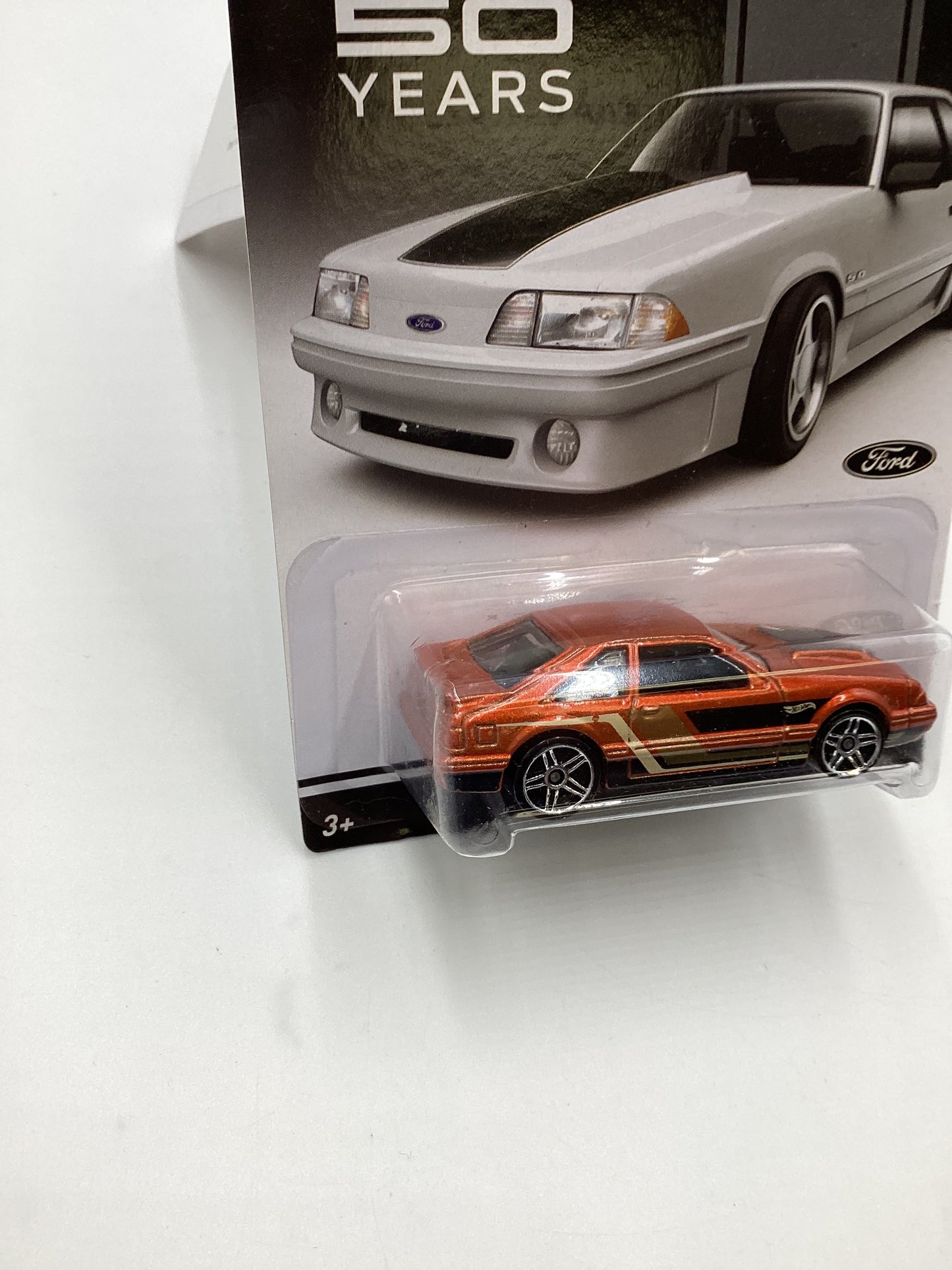 Hot Wheels Mustang 50 Years #4 92 Ford Mustang Orange 153D