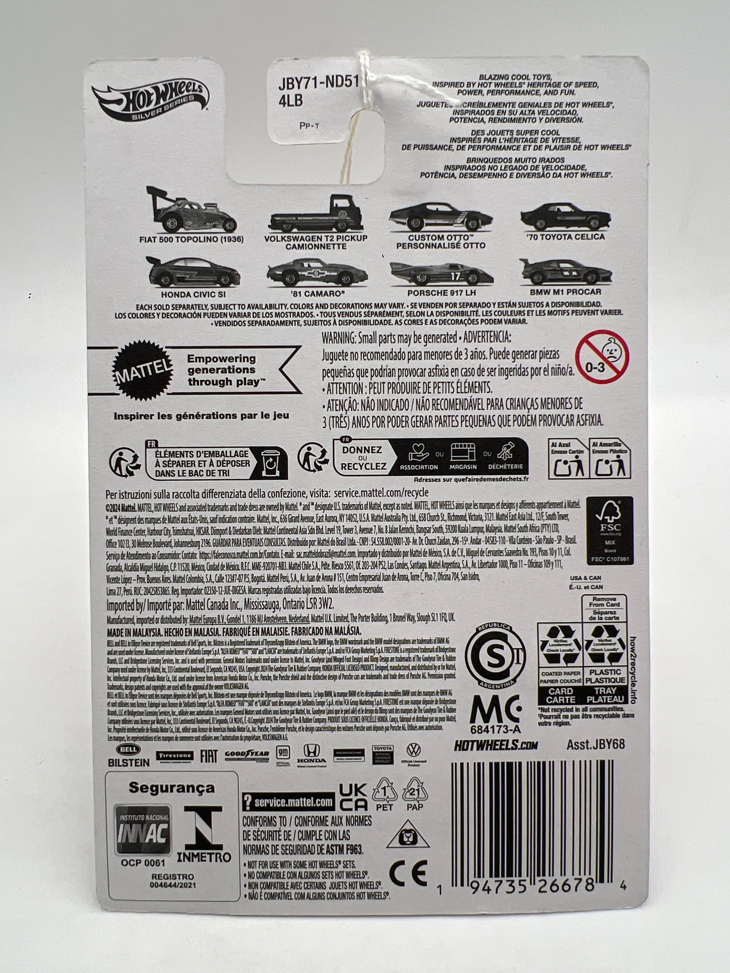 Hot Wheels Target Exclusive The Hot Ones #3 Custom Otto Red 164F