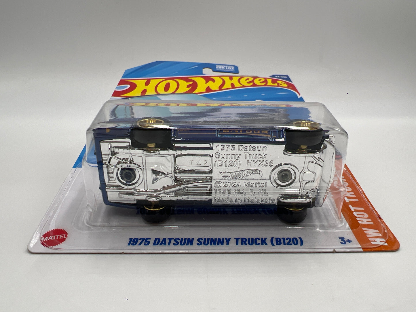 2025 Hot Wheels D Case Super Treasure Hunt #93 1975 Datsun Sunny Truck B120 Blue W/Protector