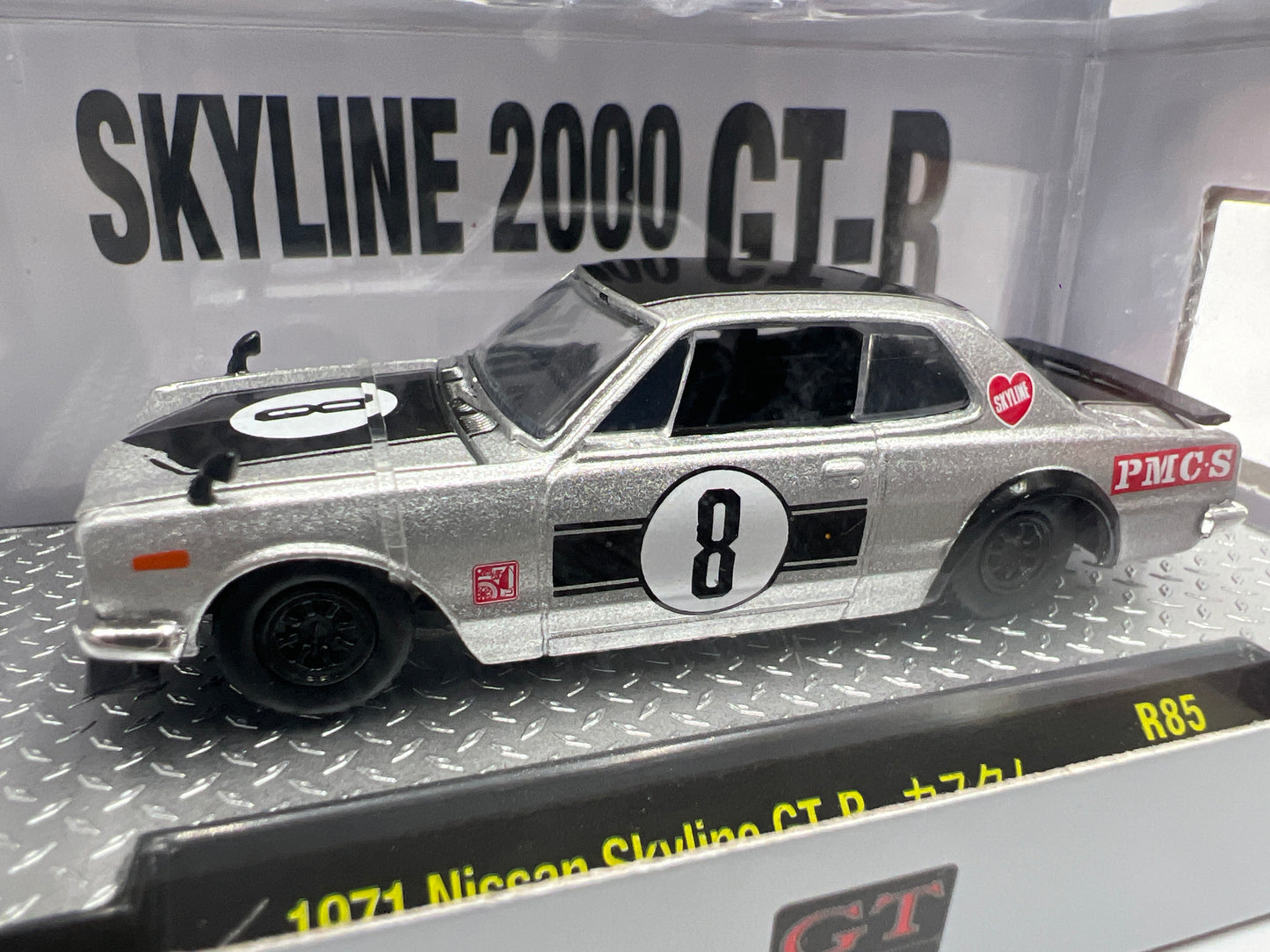 M2 Machines Detroit Muscle 1971 Nissan Skyline GT-R Silver R85