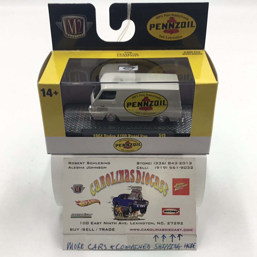 2023 M2 MACHINES 1964 Dodge A100 Panel Van Pennzoil S49