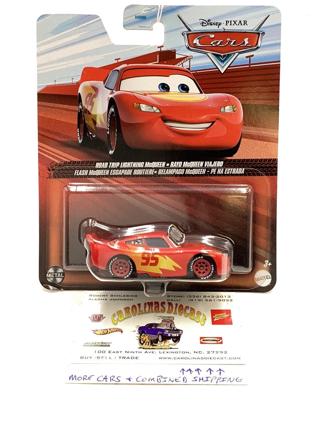 Disney Pixar Cars Road Trip Lightning McQueen 136i