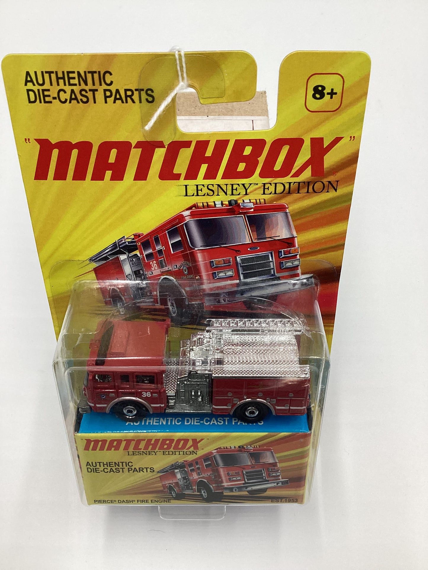 2011 Matchbox Lesley Edition Pasadena Ford E-350 Ambulance Red