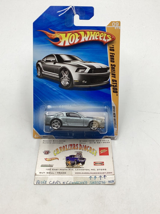 2010 Hot wheels #9 10 Ford Shelby GT500 silver