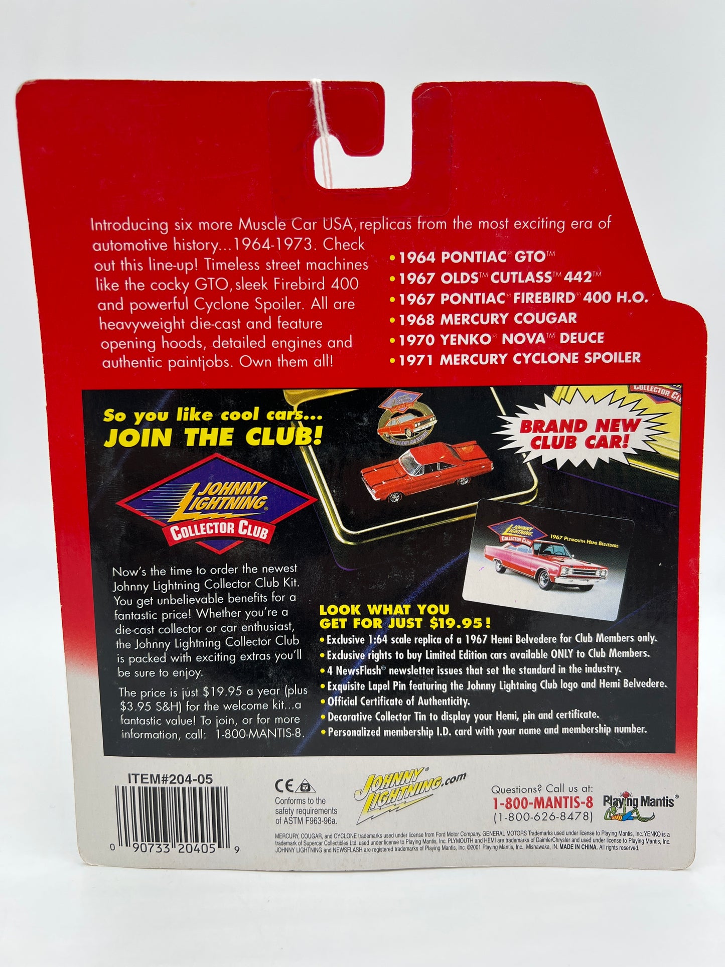 Johnny Lightning Muscle Cars USA 1964 Pontiac GTO 221D