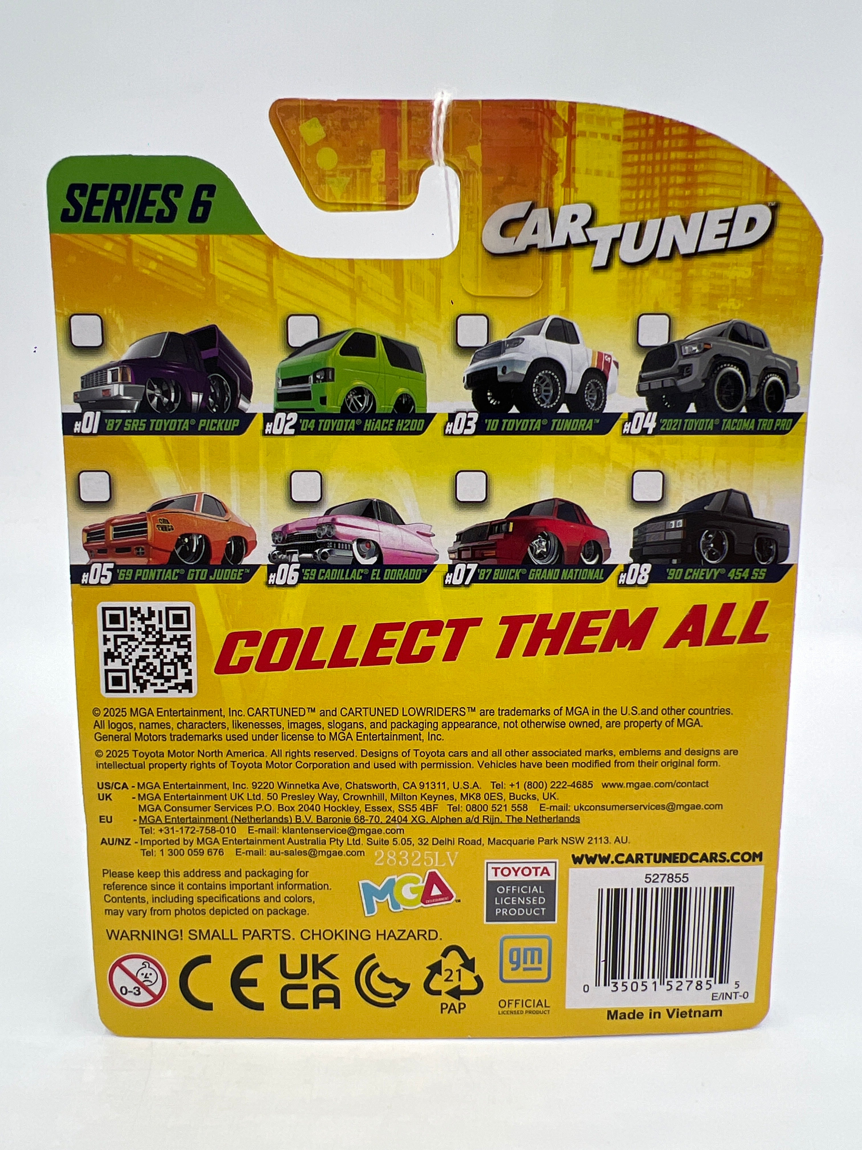 2025 MGA Car Tuned Series 6 #1 87 SR5 Toyota Pickup Purple 179D