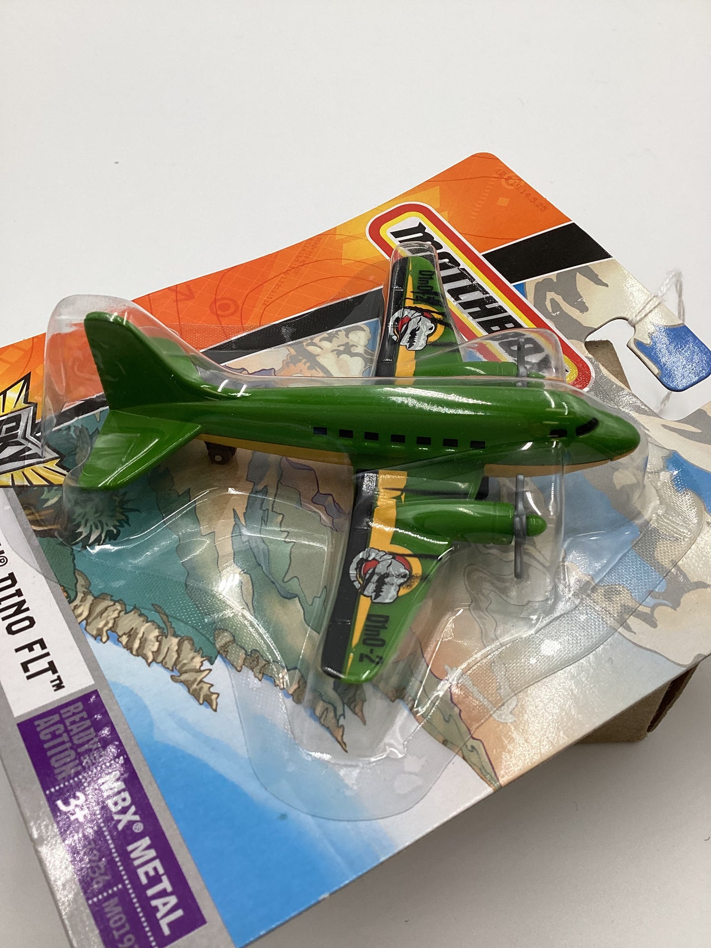 2007 Matchbox Skybusters M0191 MBX Dino FLT Green 113D