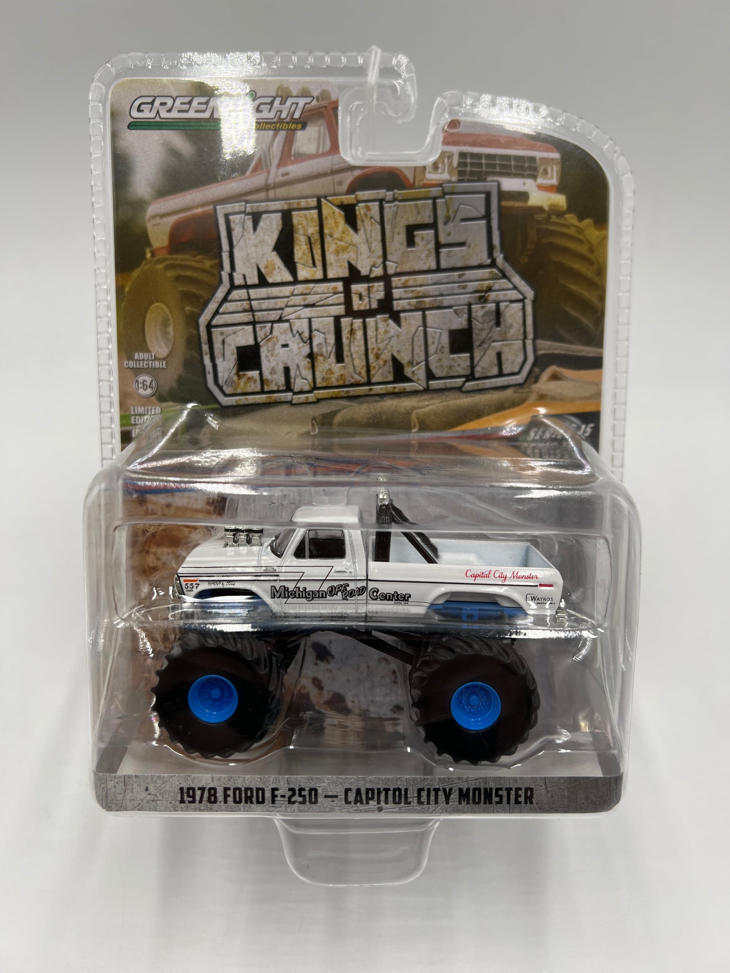 Greenlight Kings of Crunch Series 15 Walmart CHASE 1978 Ford F-250 Capitol City Monster
