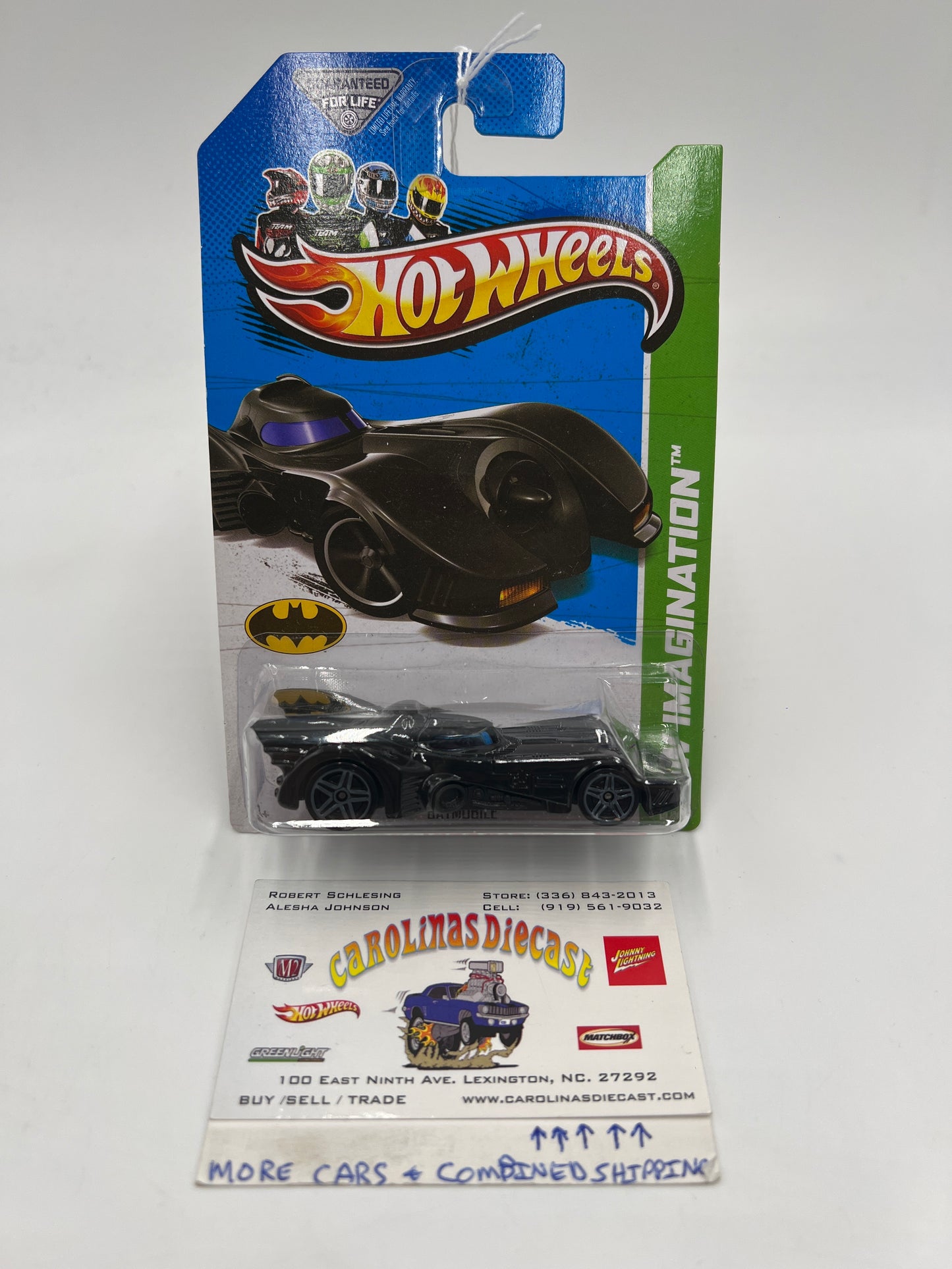 2013 Hot Wheels HW Imagination #61 Batmobile Black 117E