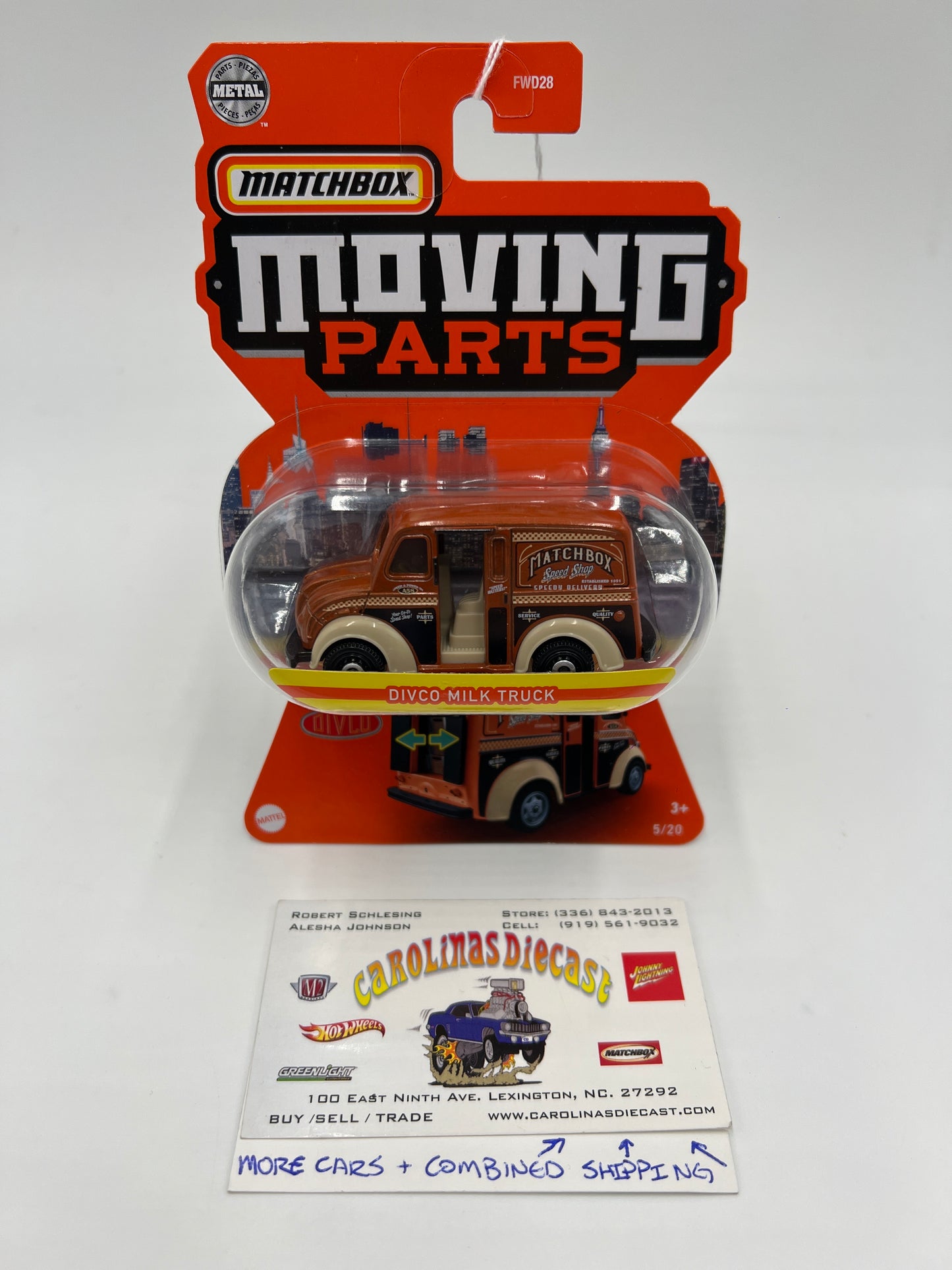 Matchbox Moving Parts #5 Divco Milk Truck Brown 168J