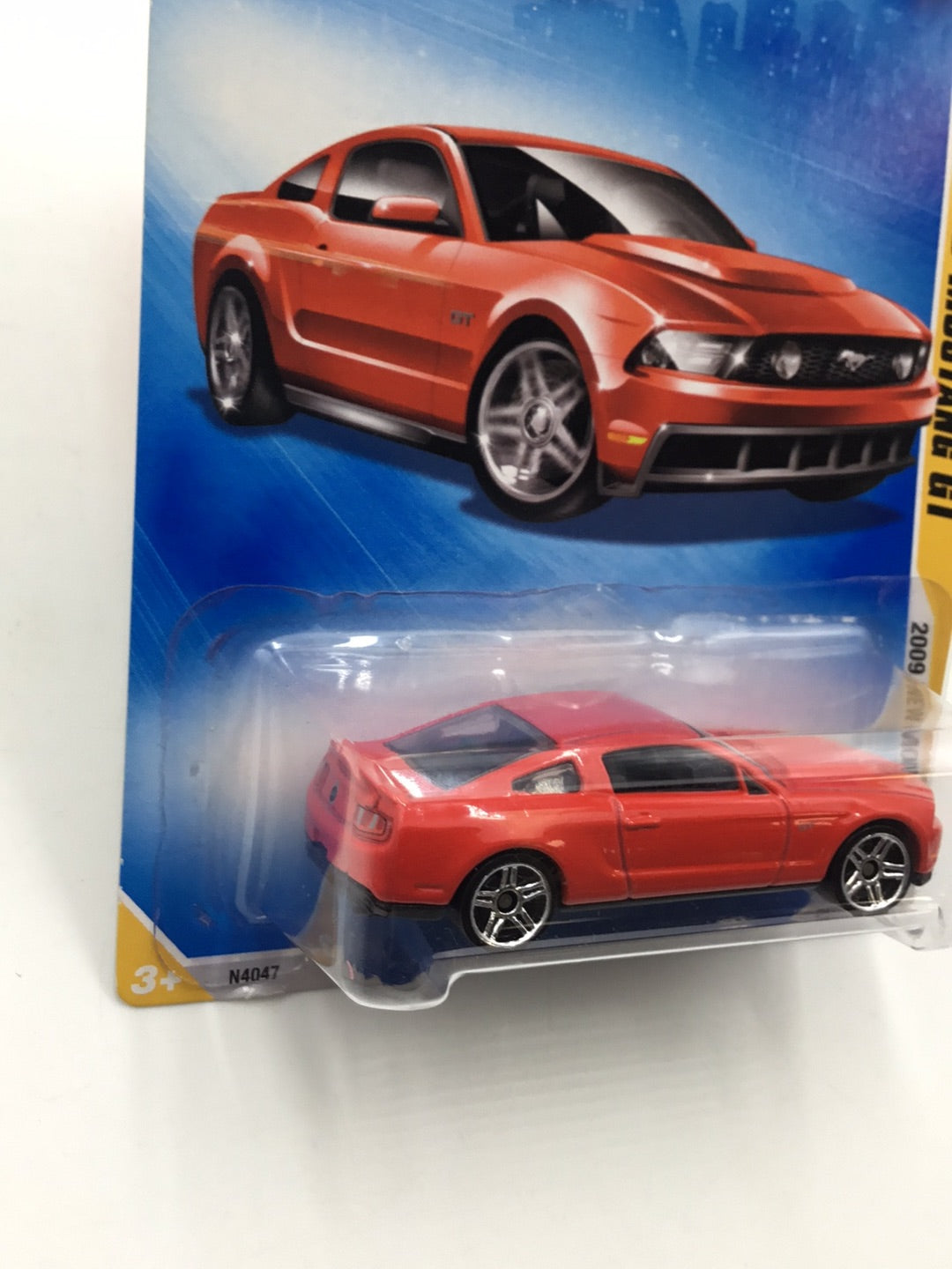 2009 Hot Wheels #41 2010 Ford Mustang GT Red KK6