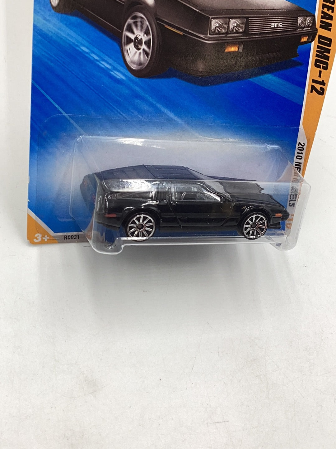 2010 Hot Wheels #15 81 DeLorean DMC-12 black 60B