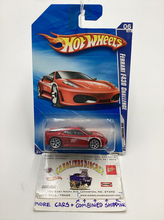 2010 Hot Wheels #154 Ferrari F430 Challenge Red SR