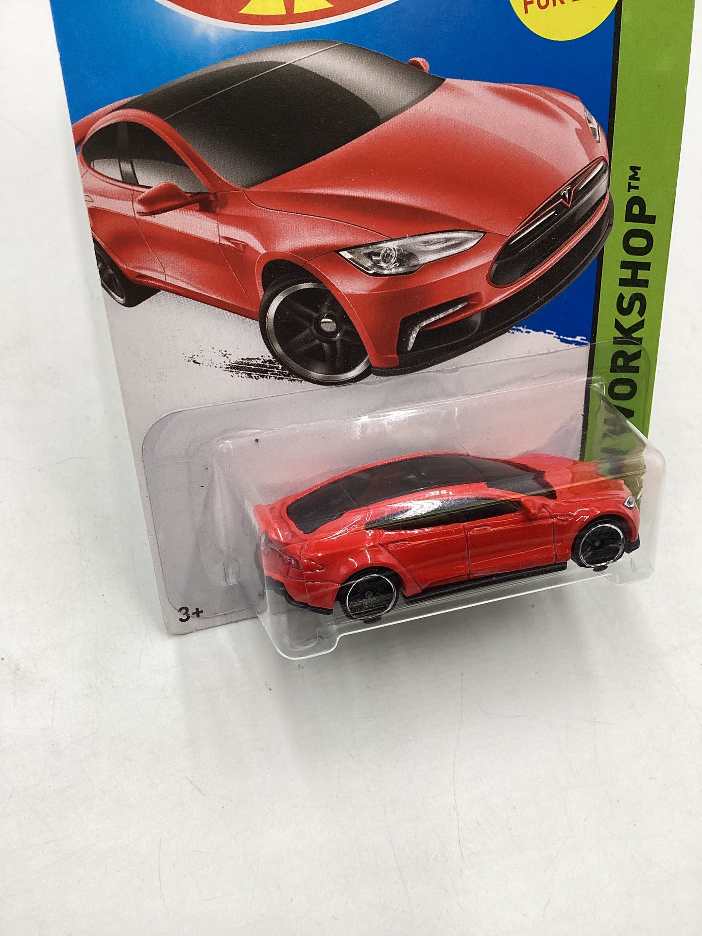 2015 Hot Wheels #217 Tesla Model S 50A