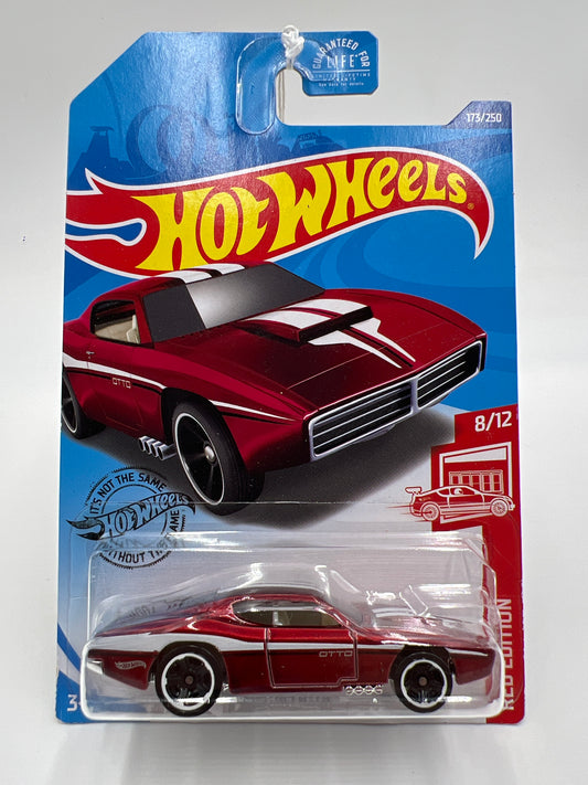 2020 Hot Wheels Target Exclusive Red Edition #173 Custom Otto Red 148i