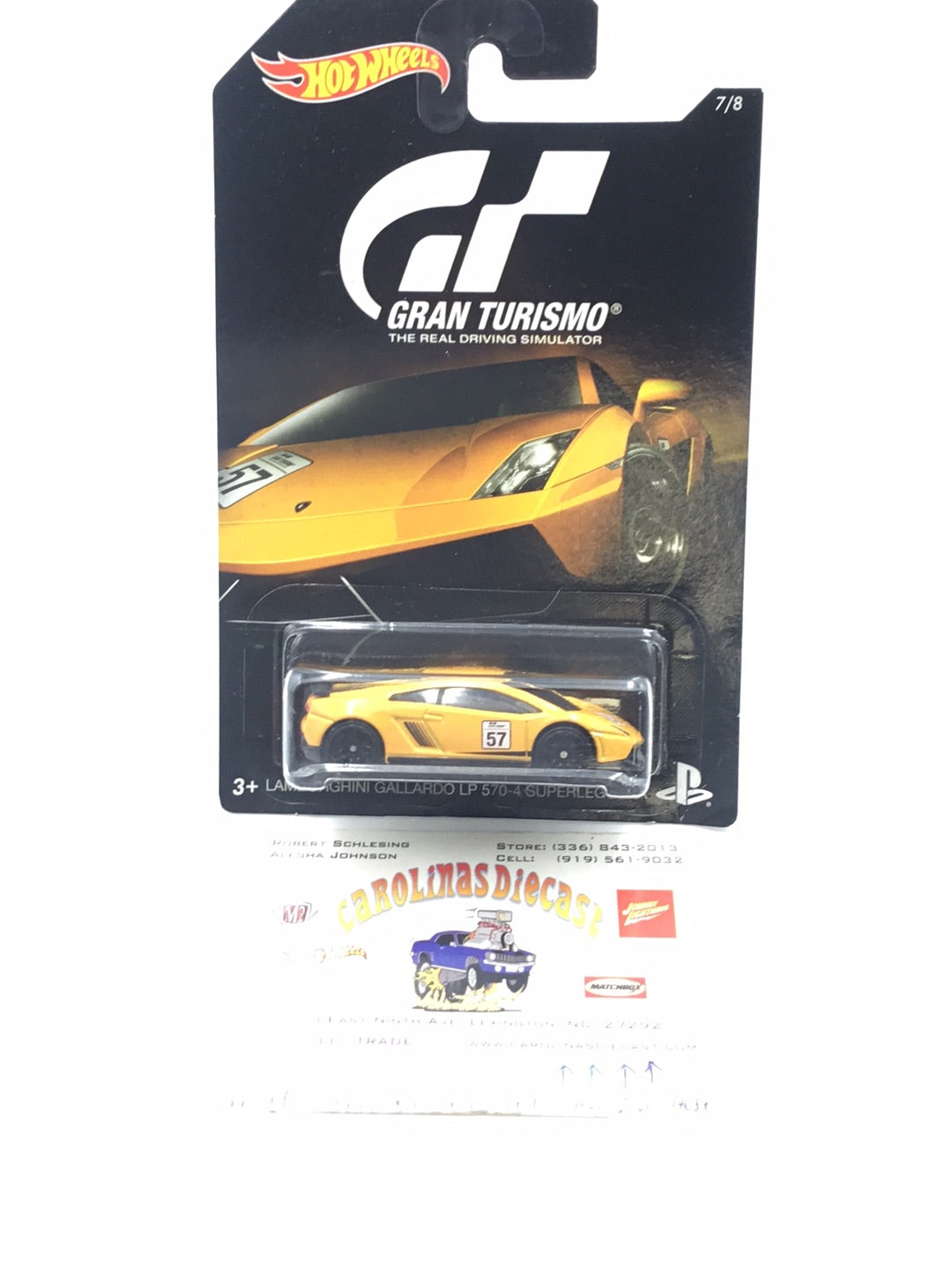 Hot wheels Gran Turismo #7 Lamborghini Gallardo LP 570-4 Superleggera HH4